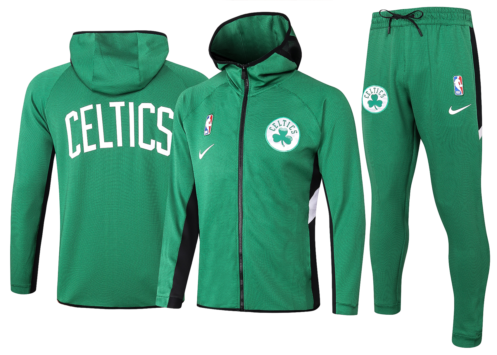 NBA Boston Celtics Green with Cap Jacket Tracksuit High Quality - leoleo123123