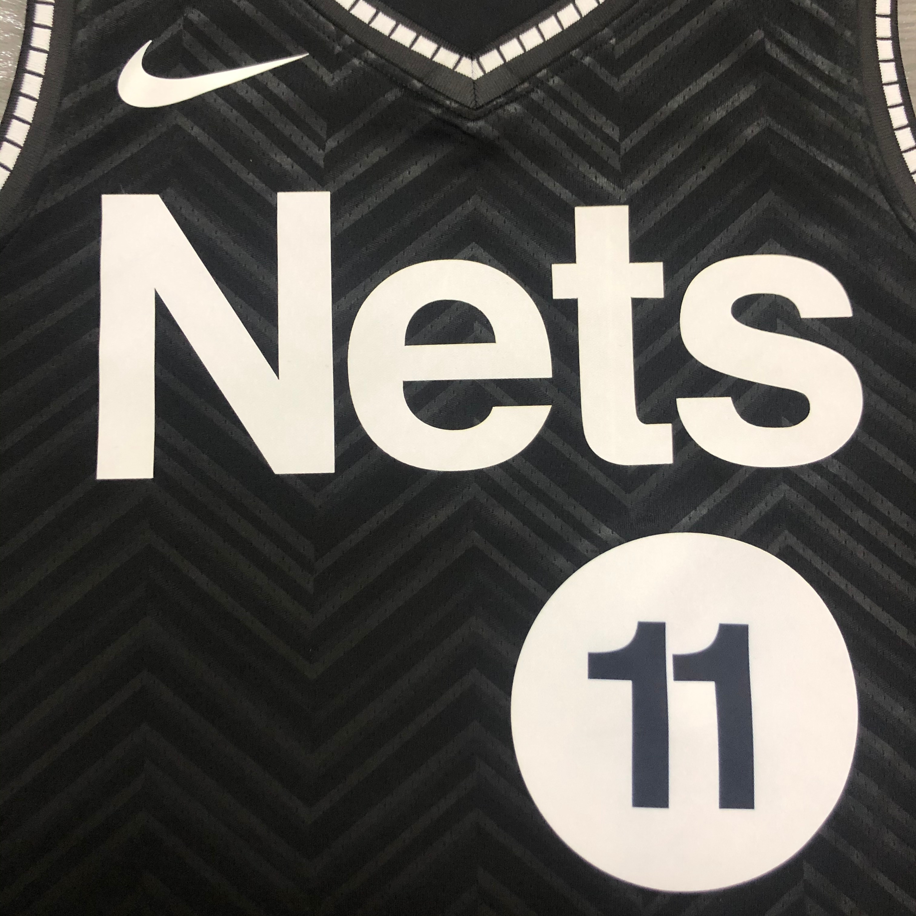 NBA Men New 2021 Brooklyn Nets Black Awarding Version #11 IRVING Jersey High Quality Name and Number Print - leoleo123123