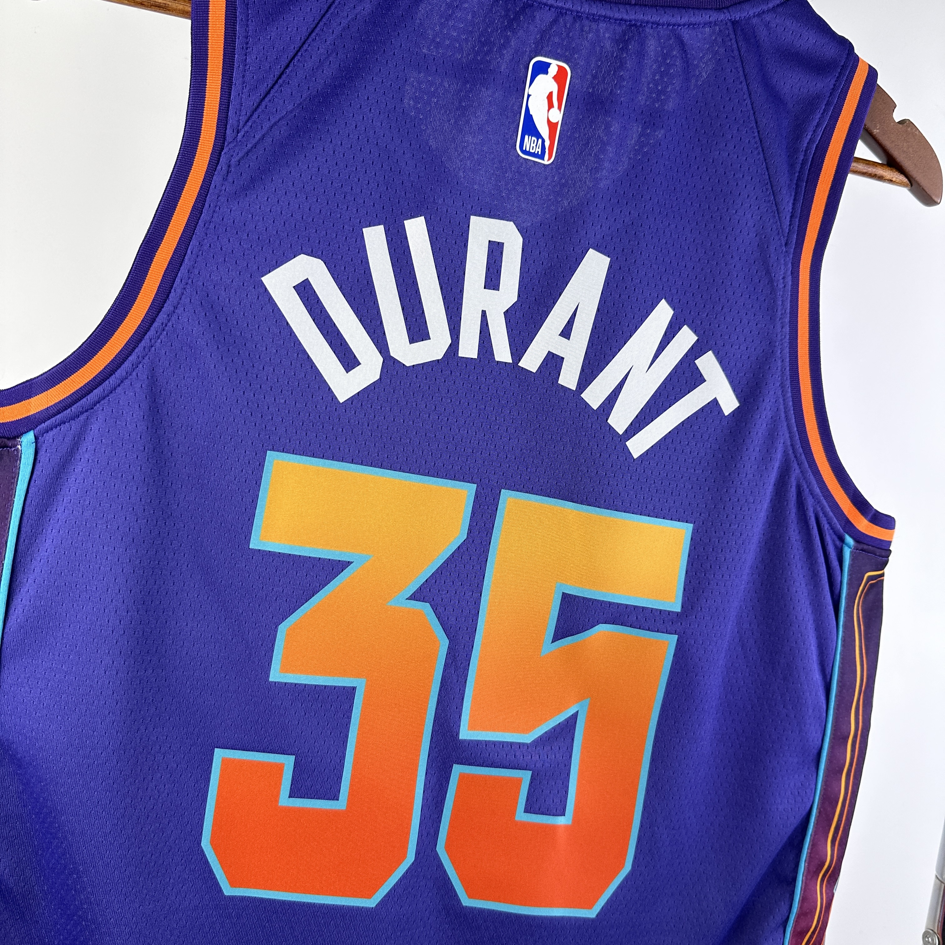 NBA Men 2024 Phoenix Suns Purple City Edition #35 DURANT Jersey High Quality Name and Number Print - leoleo123123