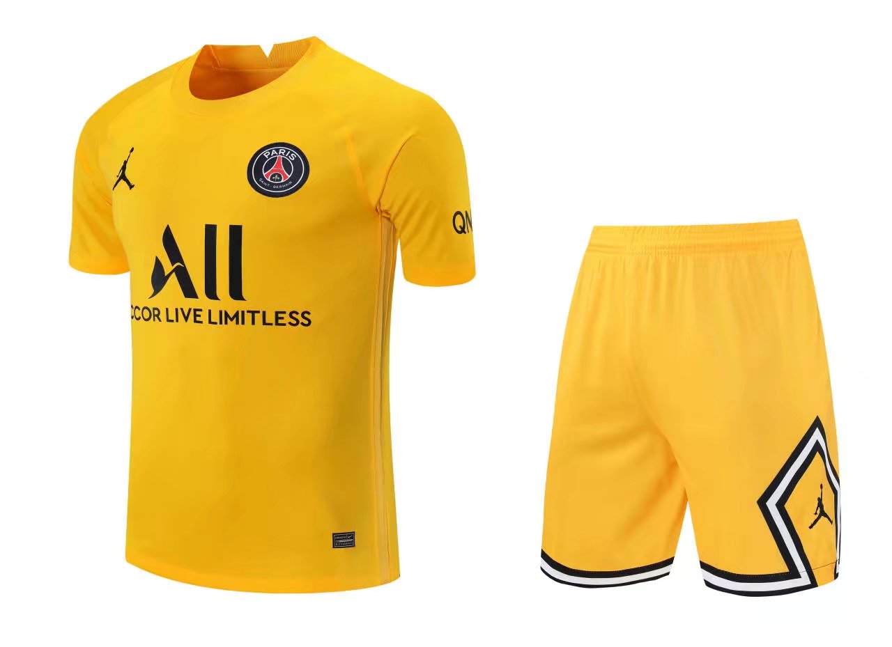 21/22 PSG Yellow Goalkeeper Jersey - leoleo123123
