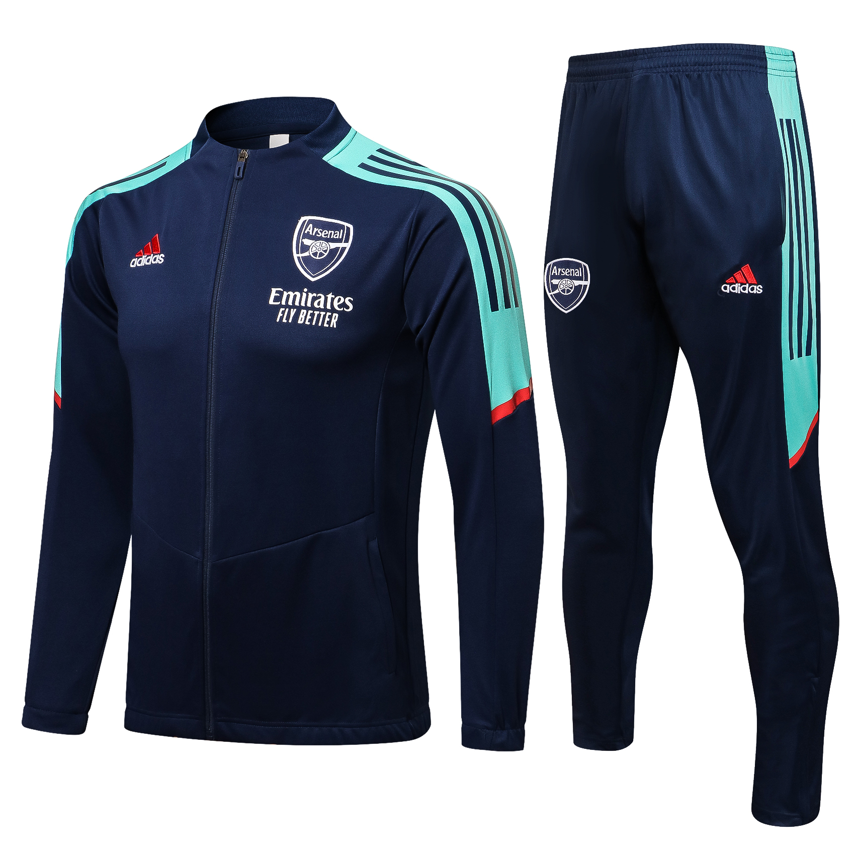 21/22 Arsenal Navy Blue Jacket Tracksuit Thai Quality - leoleo123123