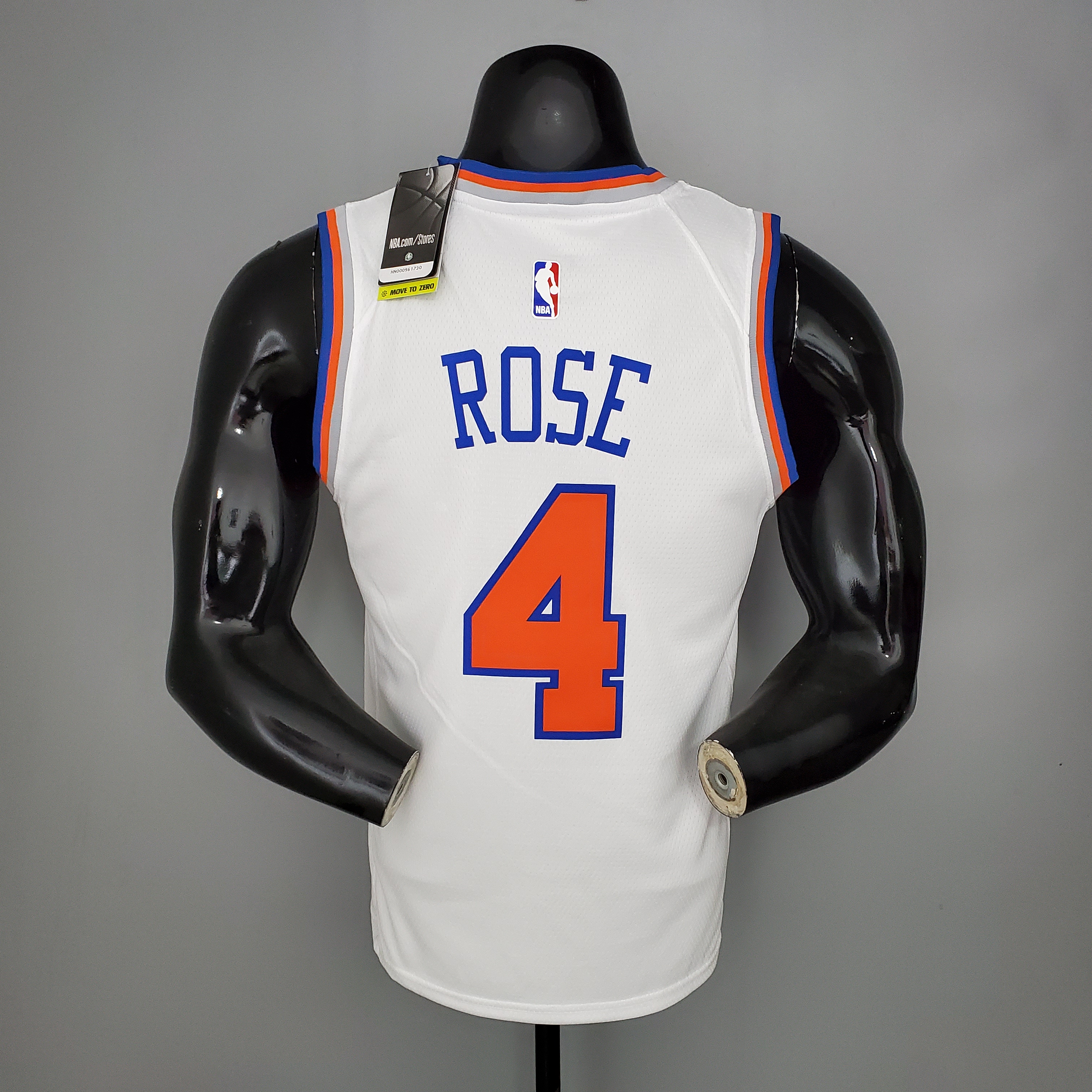 NBA Men New York Knicks White #4 ROSE Jersey High Quality Name and Number Print - leoleo123123