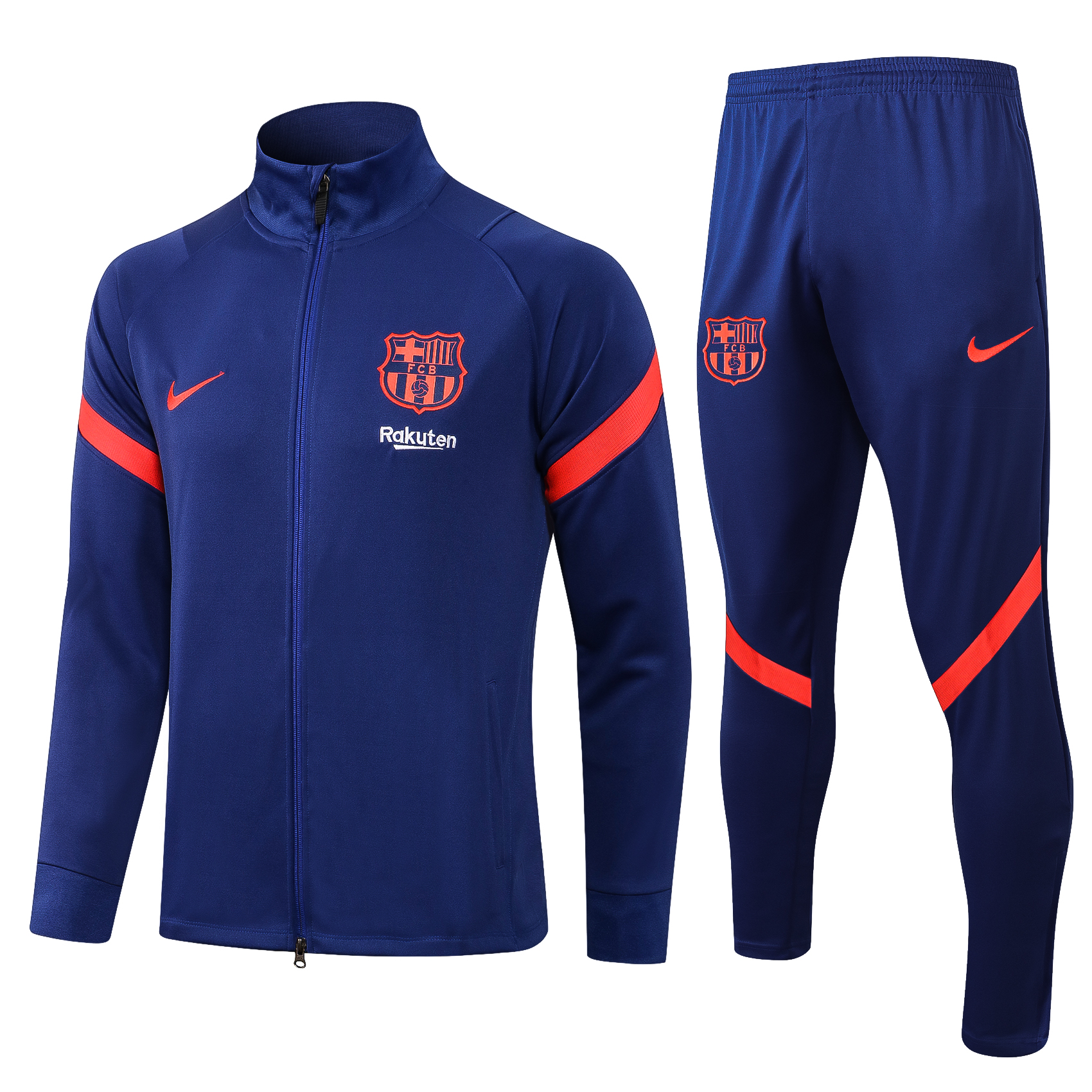 21/22 Barcelona Blue Jacket Tracksuit Thai Quality - leoleo123123