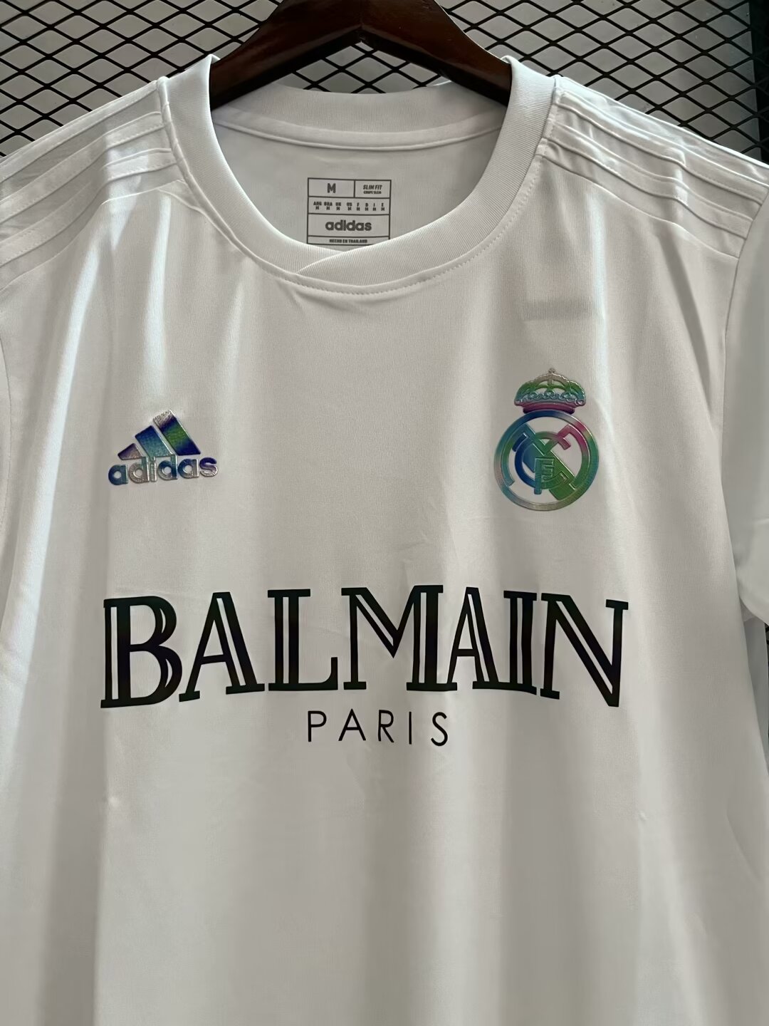 2023 Real Madrid BALMAIN Special Jersey White Color Thai Quality - leoleo123123