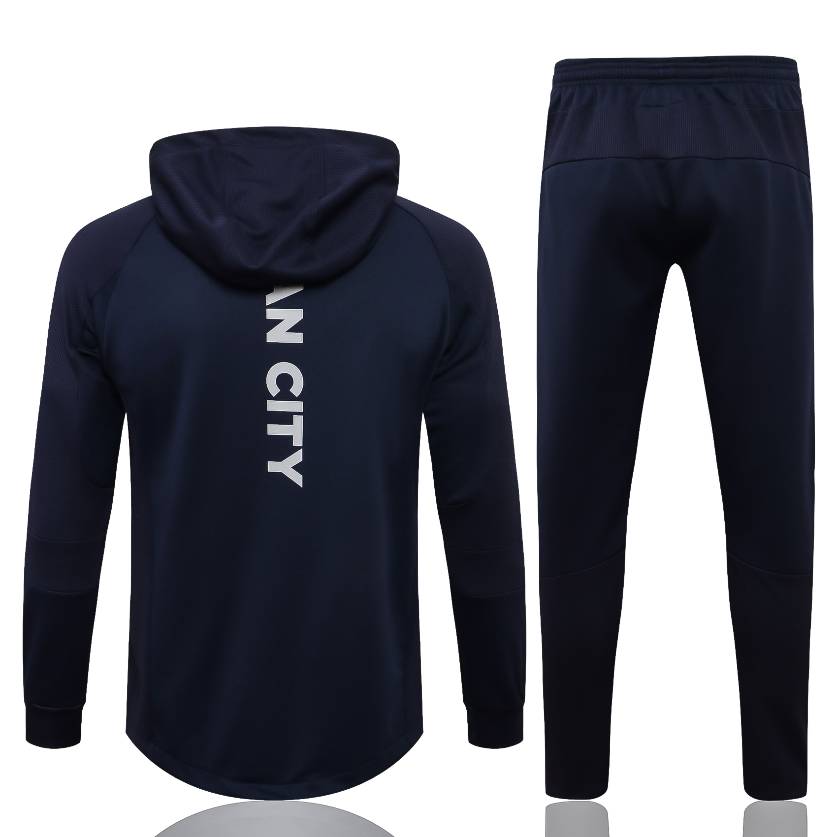 21-22 Man City Black Jacket Tracksuit with Cap Thai Quality - leoleo123123
