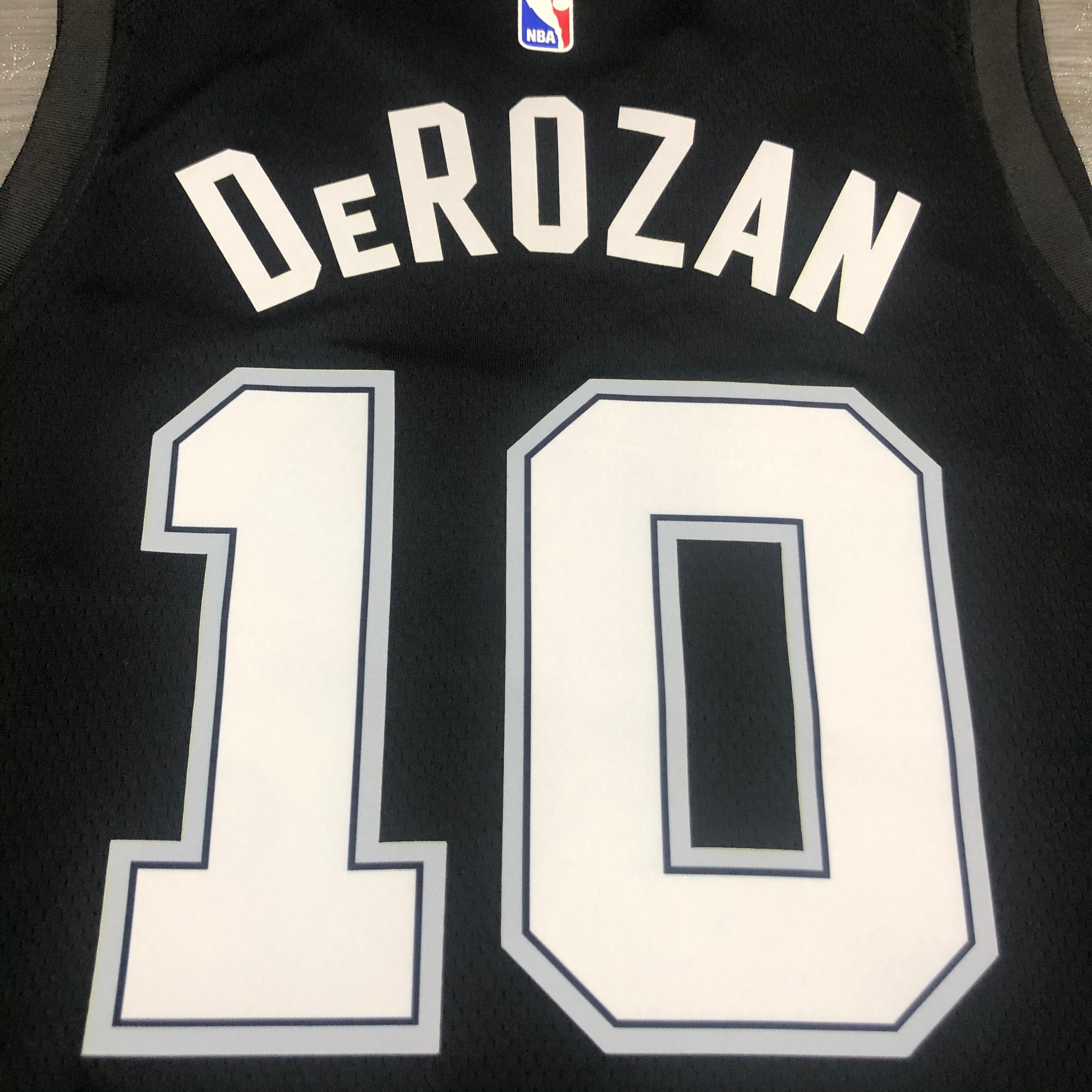 NBA Season 2021 Men San Antonio Spurs Black City #10 DEROZAN Jersey High Quality Name and Number Print - leoleo123123