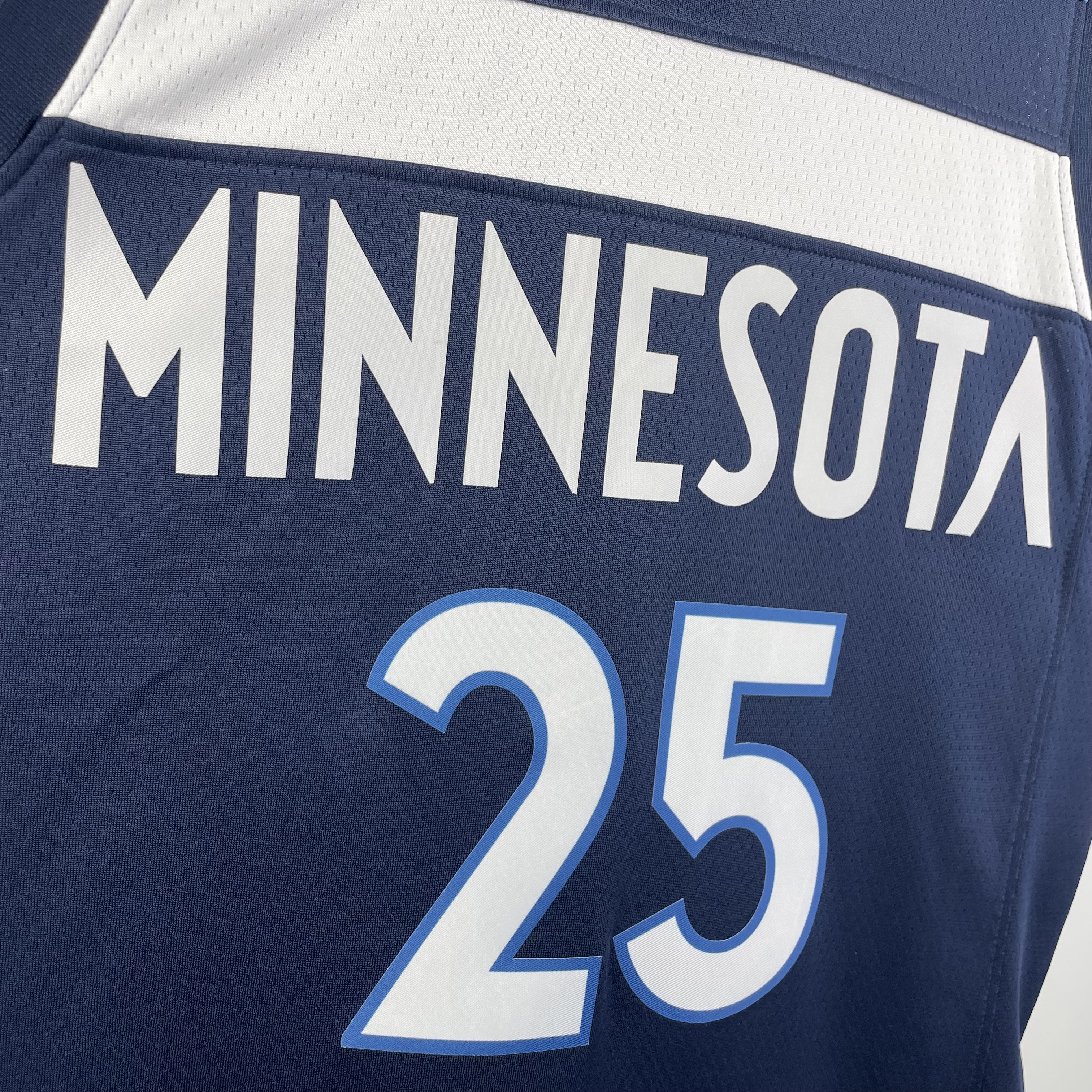 NBA Men 2023 Minnesota Timberwolves Blue #25 ROSE Jersey High Quality Name and Number Print - leoleo123123