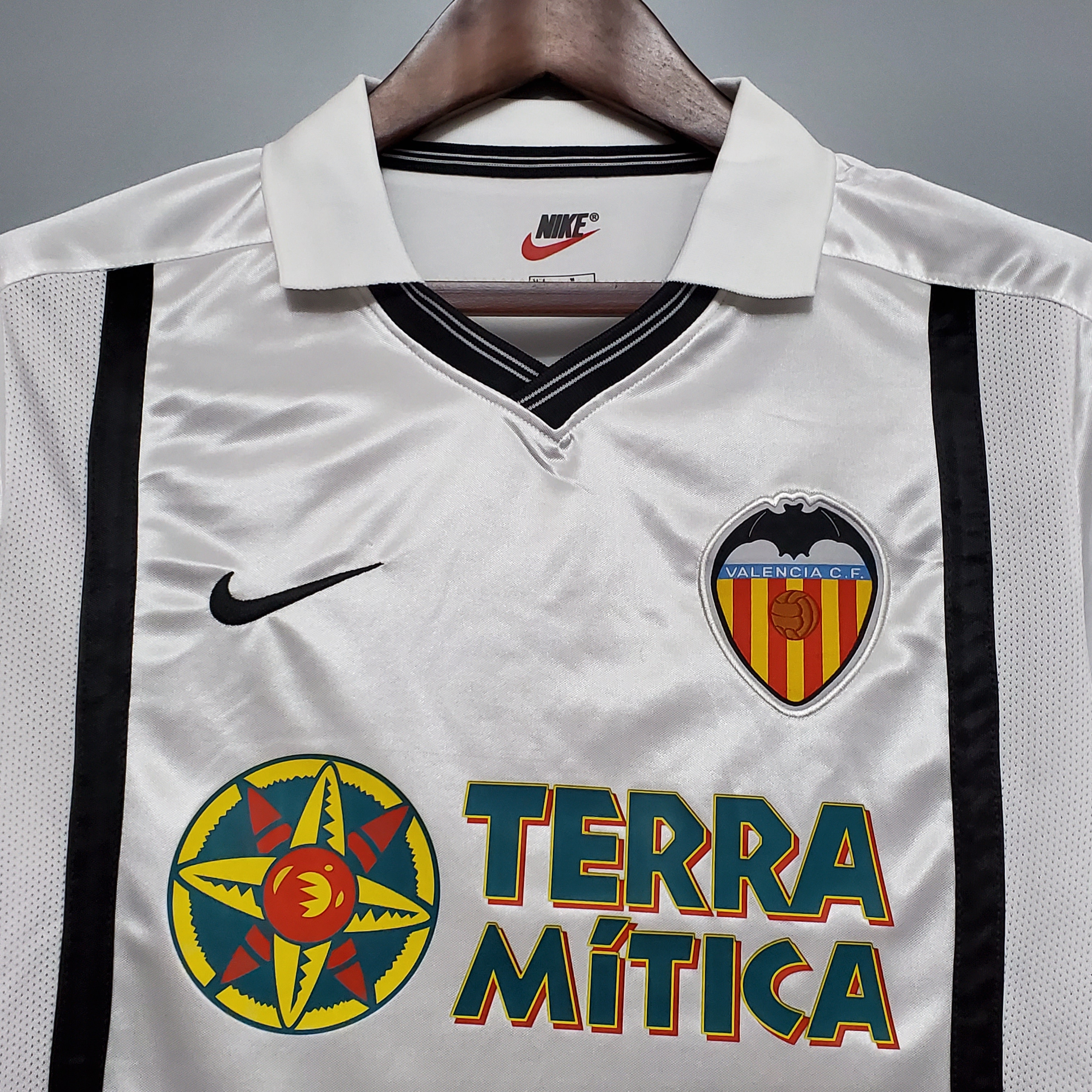 00-01 Valencia Home Retro Jersye - leoleo123123