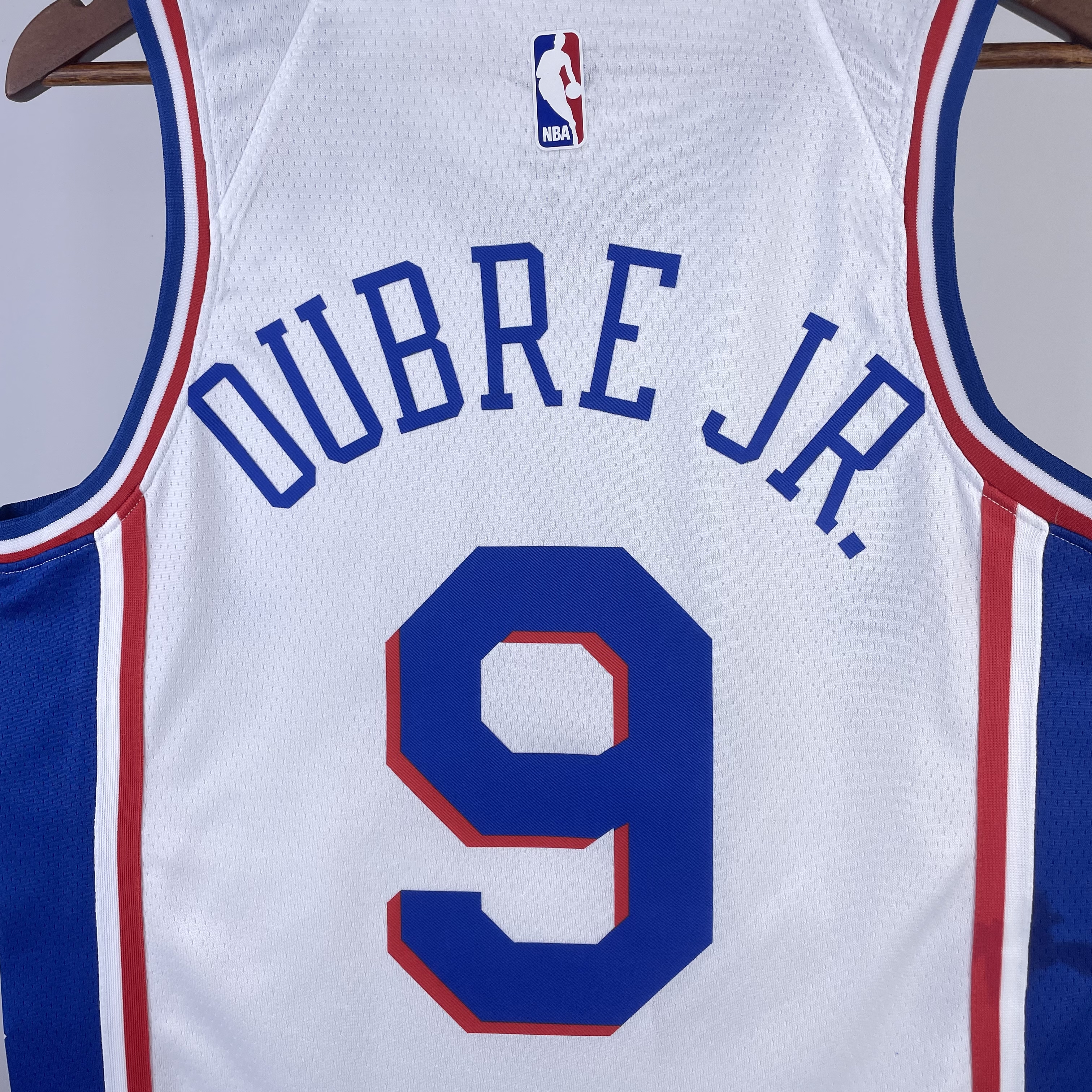 NBA Men 2023 Philadelphia 76ers White #9 OUBRE JR. Swingman Jersey - leoleo123123