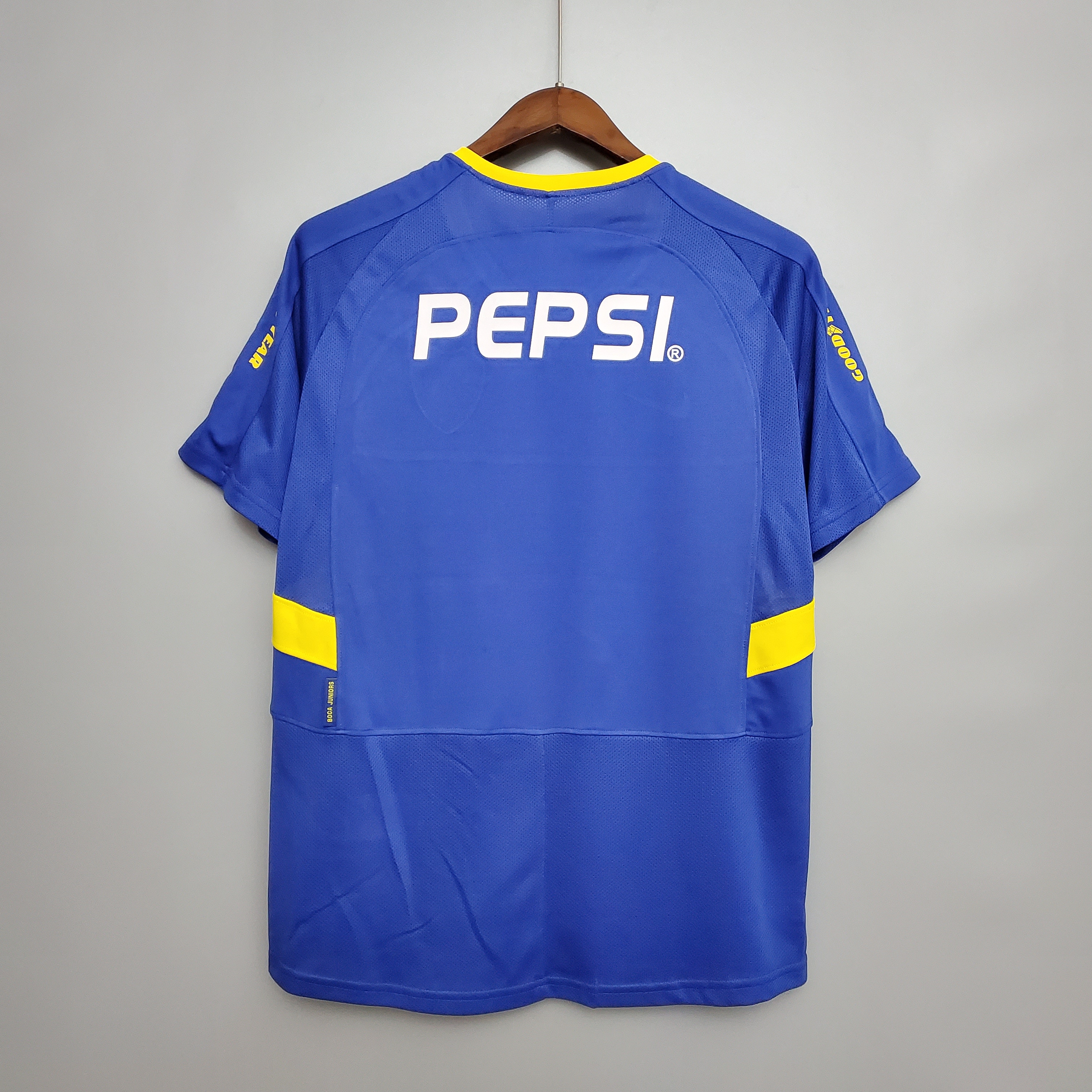 03/04 Boca Home Retro Soccer Jersey Thai Quality - leoleo123123