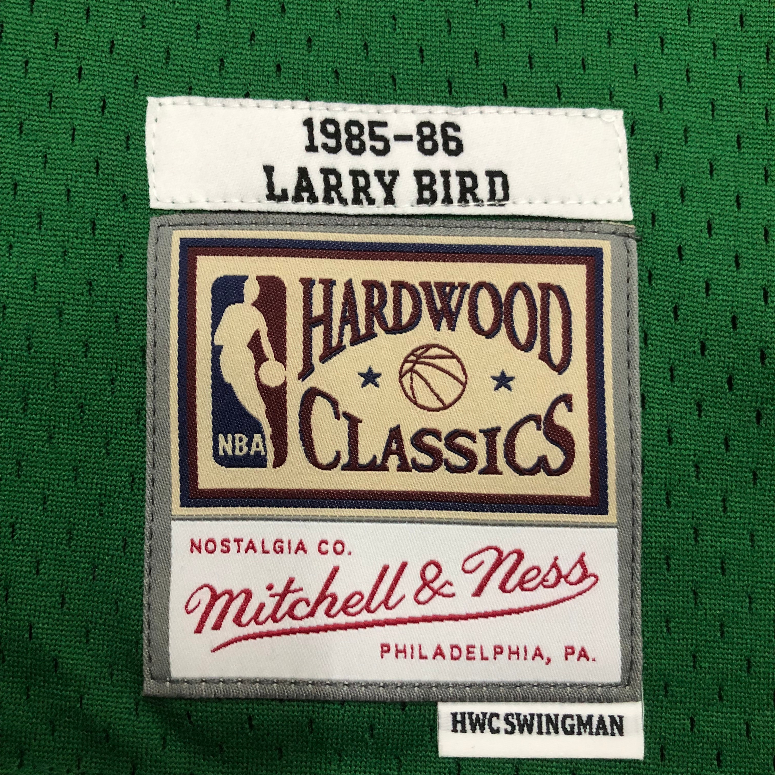NBA Men Season 85-86 Boston Celtics Retro Green #33 BIRD Jersey High Quality Name and Number Print - leoleo123123