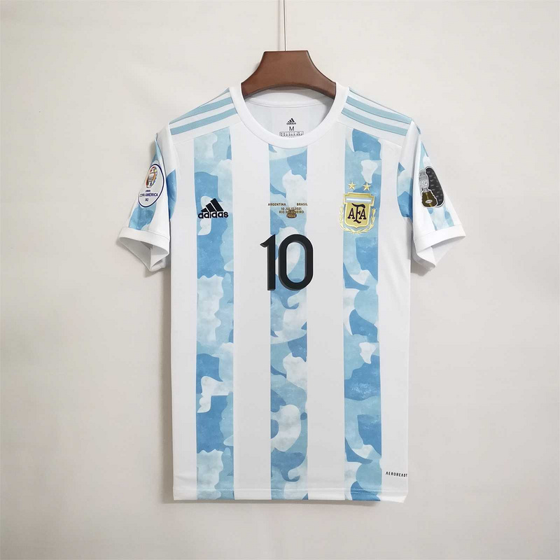 2021 Argentina home Copa América Final edition With Messi 10 - leoleo123123