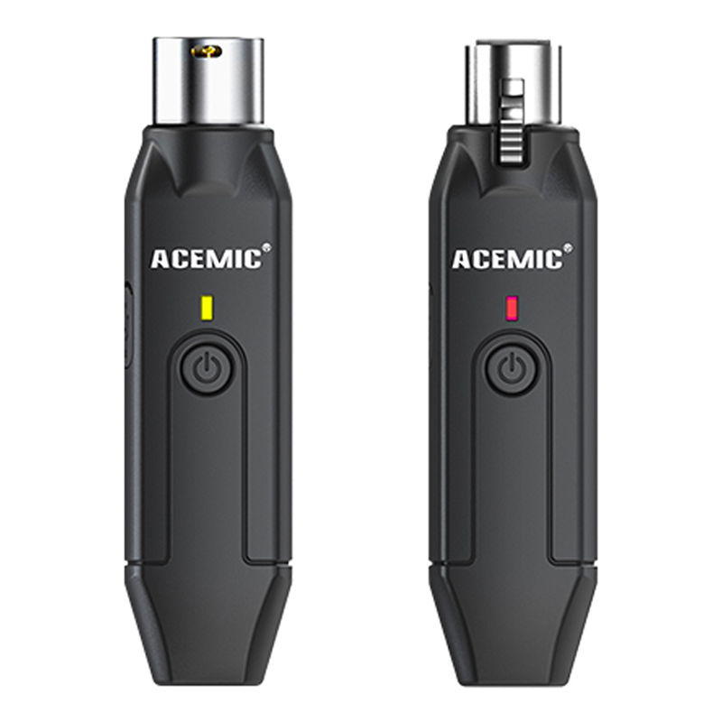 XLR Plug-on Wireless Microphone System 2.4GHz Transmitter and Receiver Adapter Converter Connector Digital for Wired Dynamic Mic - leoleo123123
