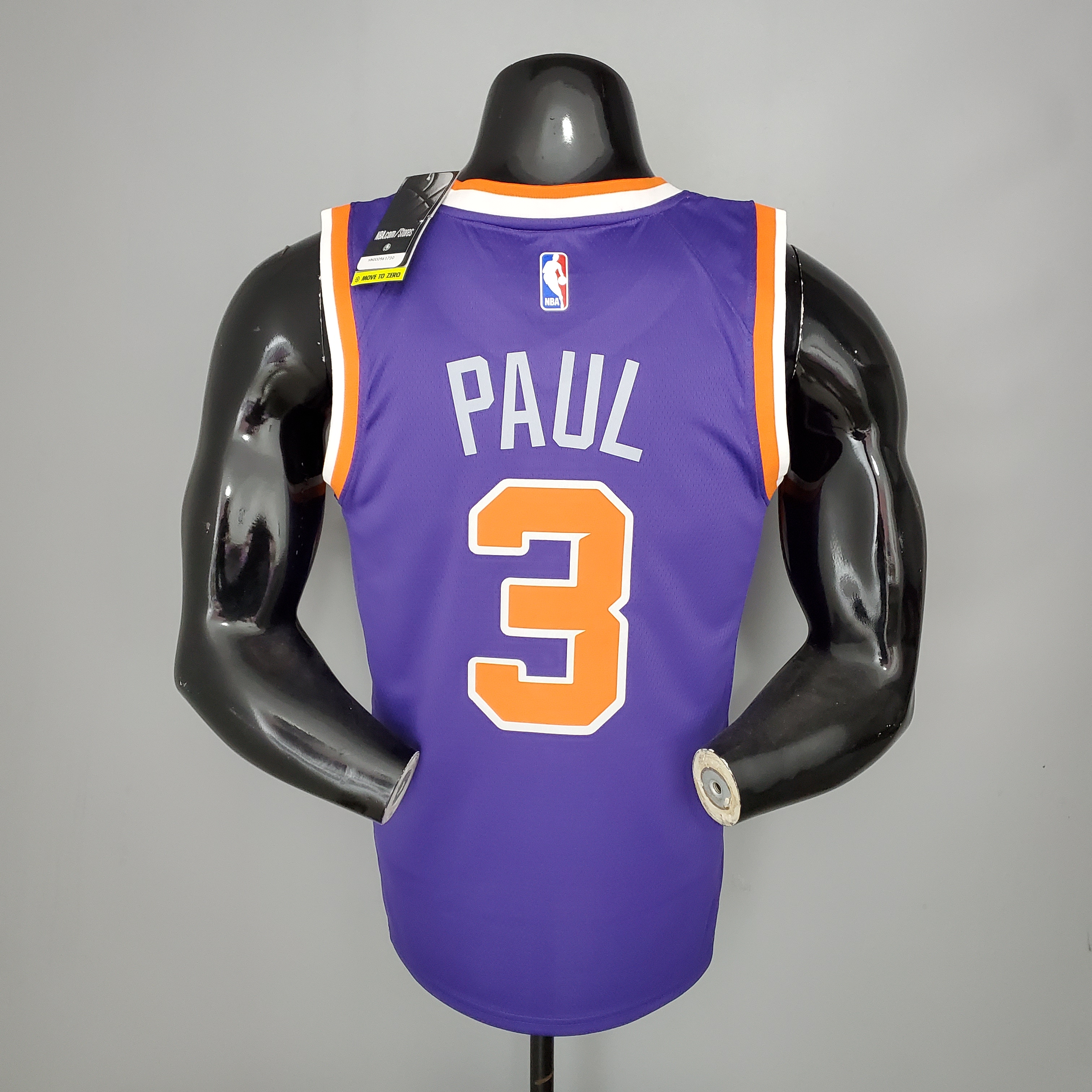 NBA Men Phoenix Suns Purple #3 PAUL Jersey High Quality Name and Number Print - leoleo123123
