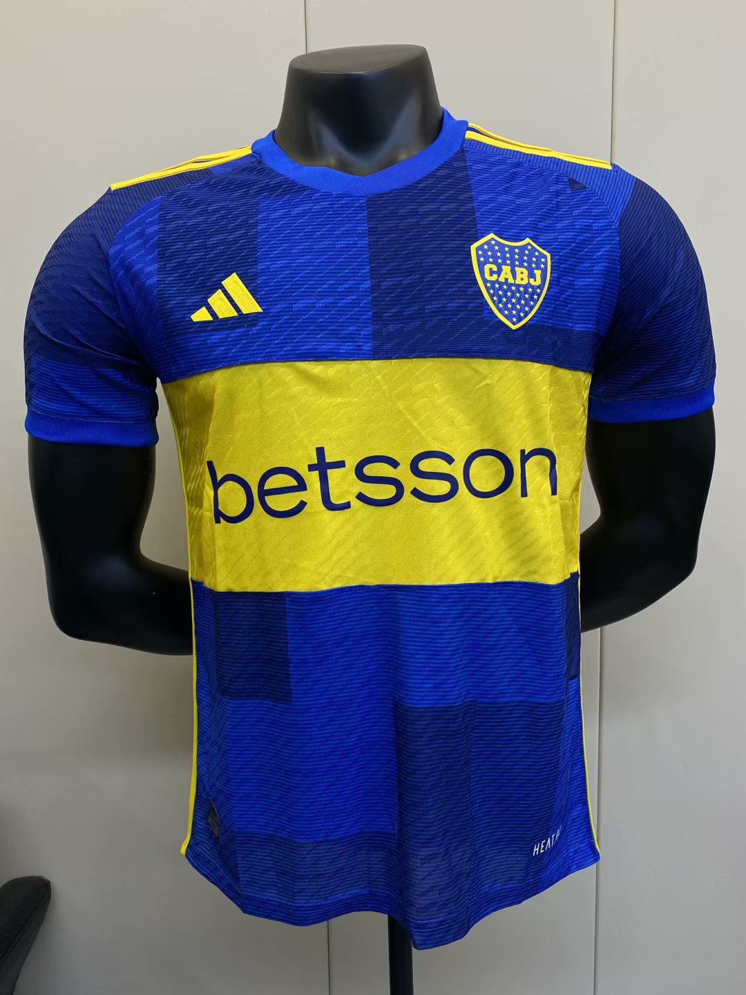 23/24 Boca Home Jersey Plaver Version With Sponsors Soccer Jersey - leoleo123123