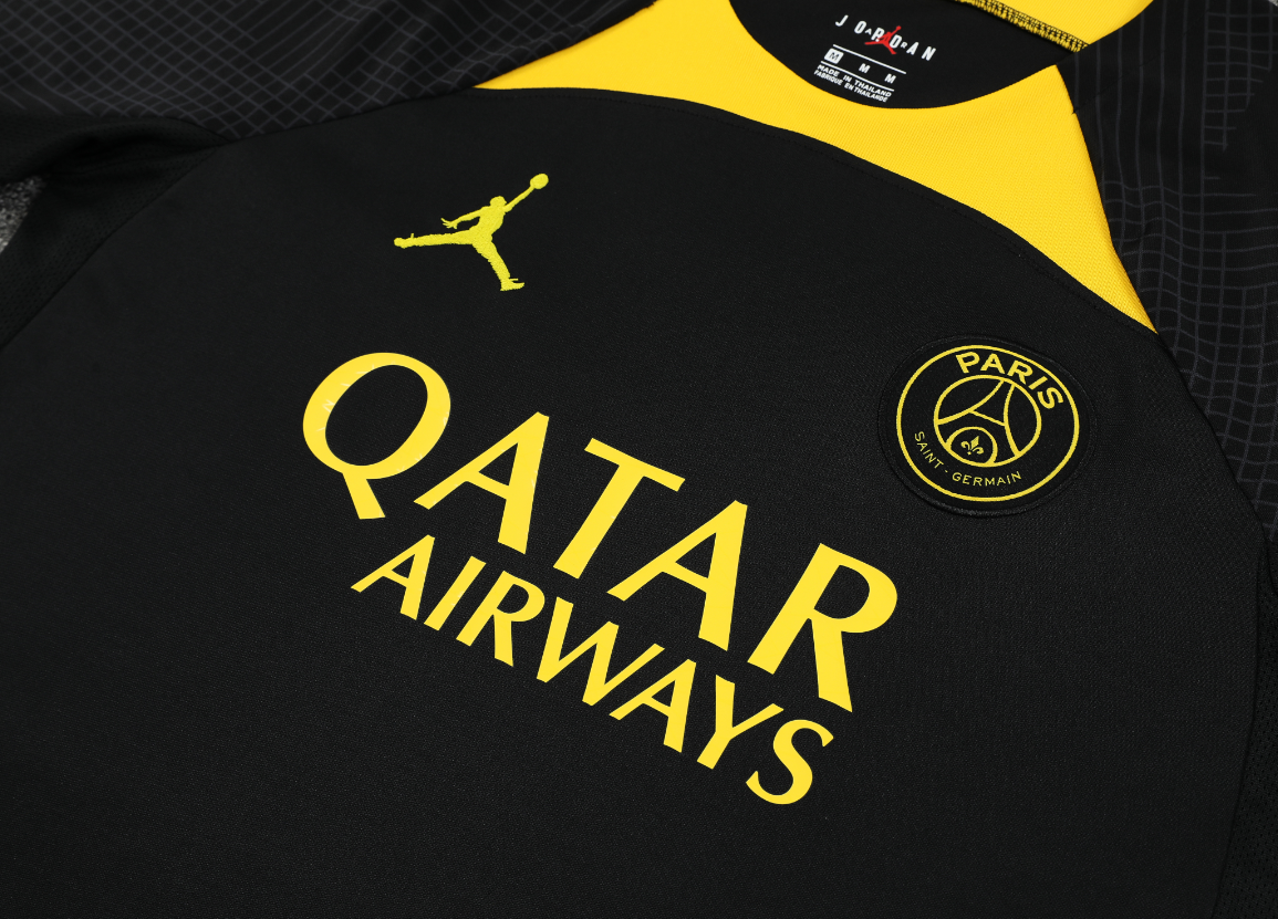 23/24 PSG Black Training Jersey Training Tracksuit - leoleo123123