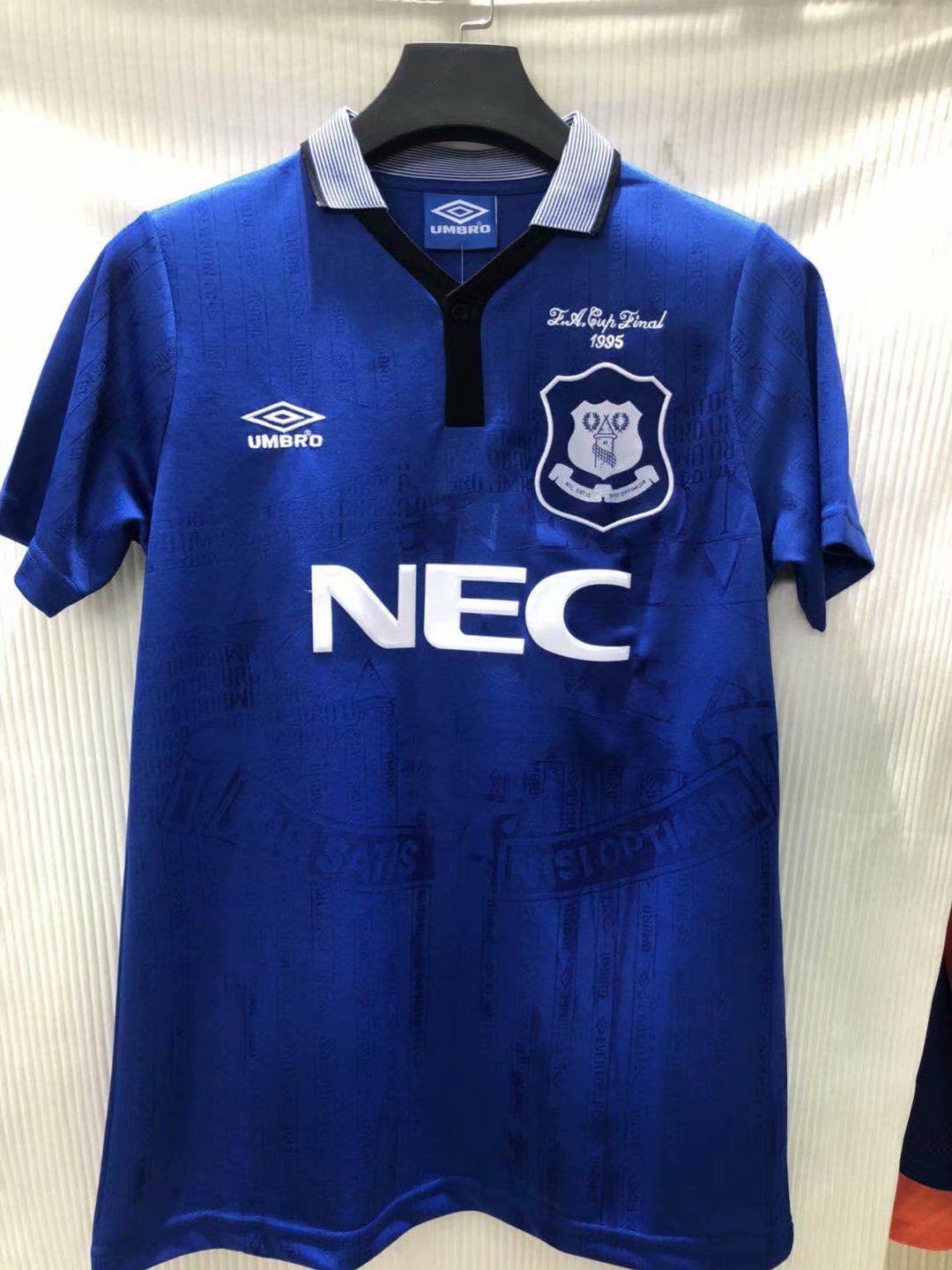 94-95 Everton Home Retro Jersey - leoleo123123