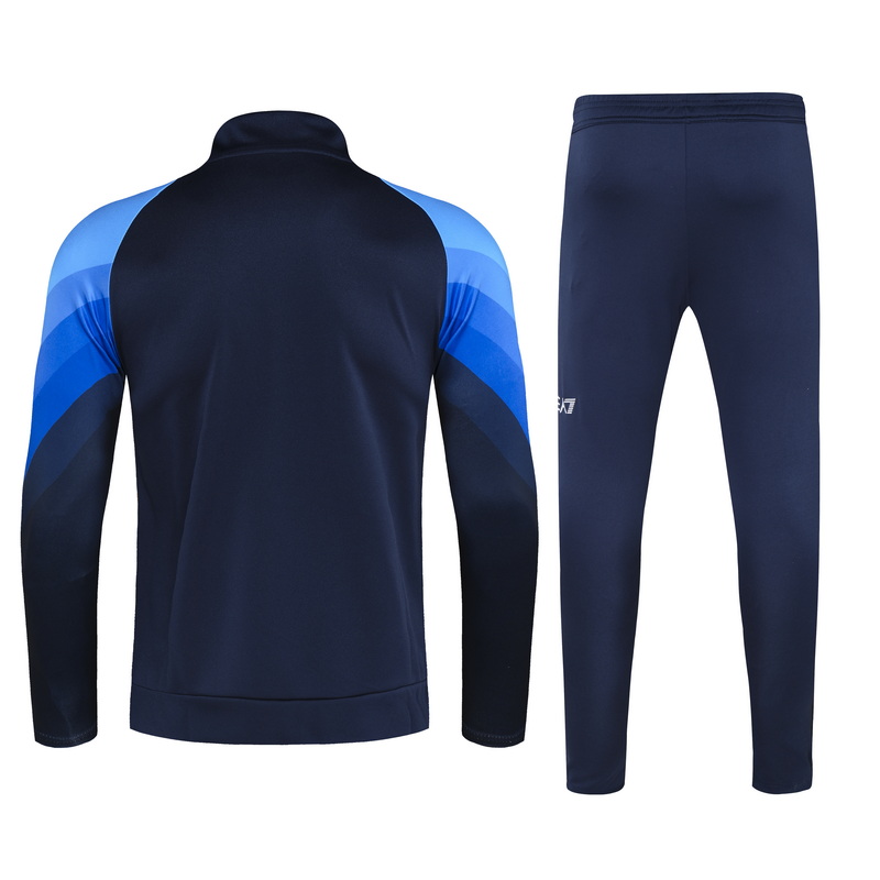 22/23 Napoli Blue with Zipper Sweater Tracksuit Thai Quality - leoleo123123
