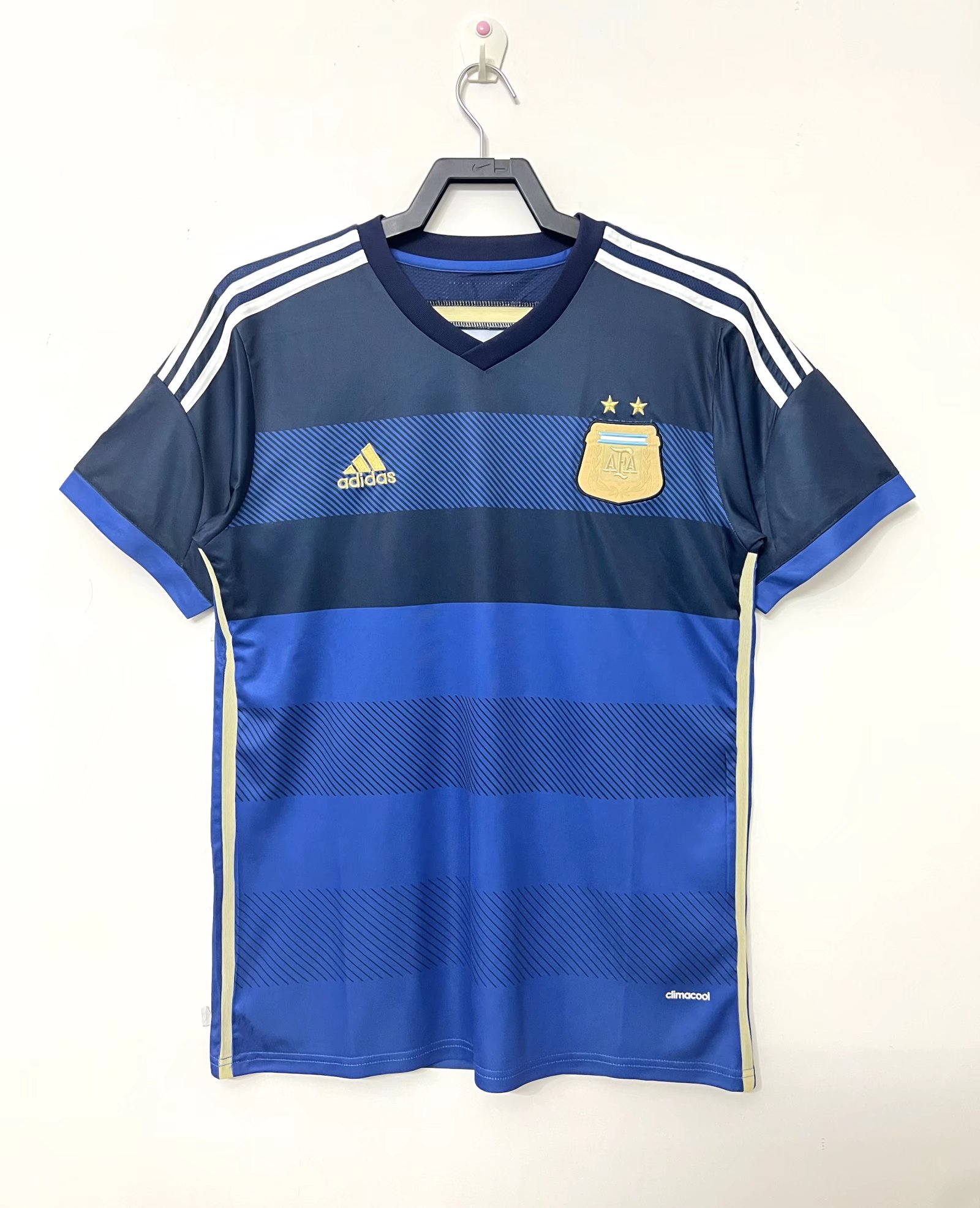 2014 Argentina Away Retro Jersey Fans Version - leoleo123123