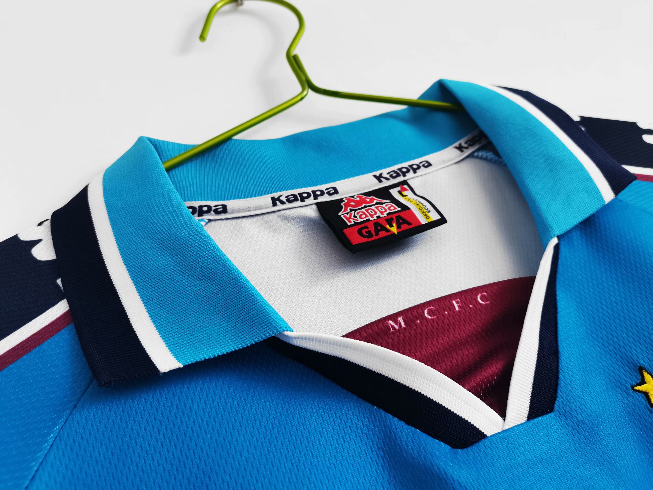 97/99 Man City Home Retro Jersey - leoleo123123