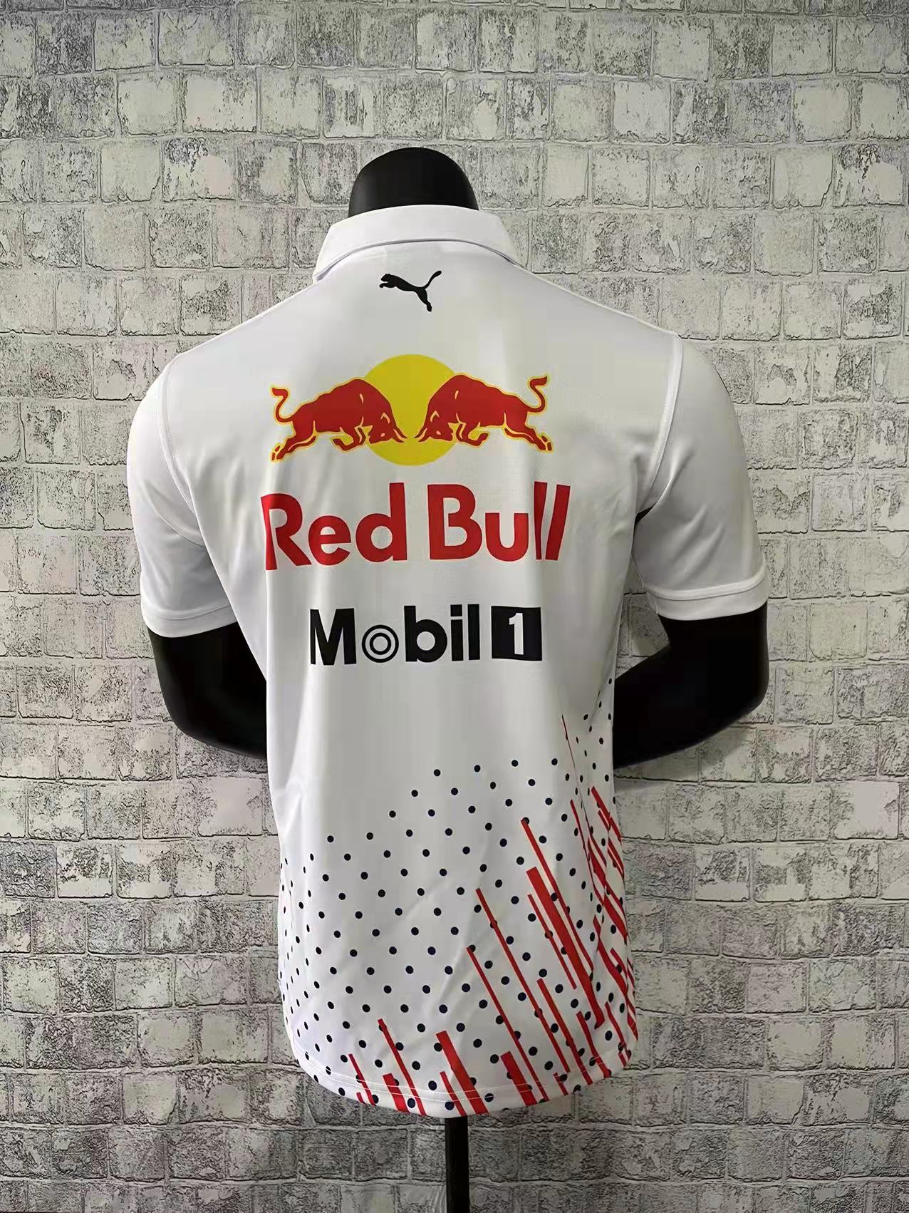 2022 Red Bull Racing White F1 Team POLO T-Shirt - leoleo123123