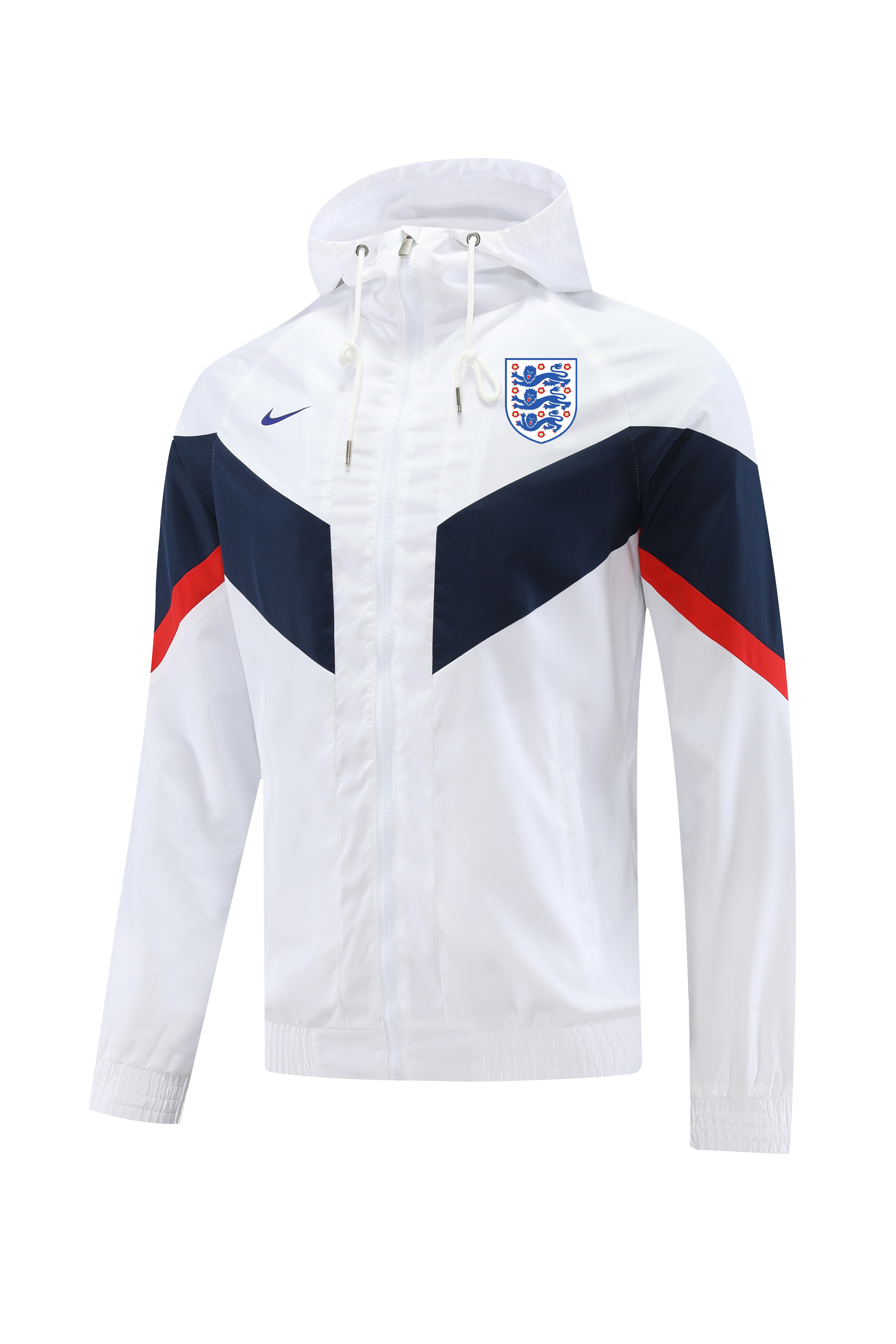 22/23 England White with Nike Logo Windbreaker Jacket Thai Quality - leoleo123123