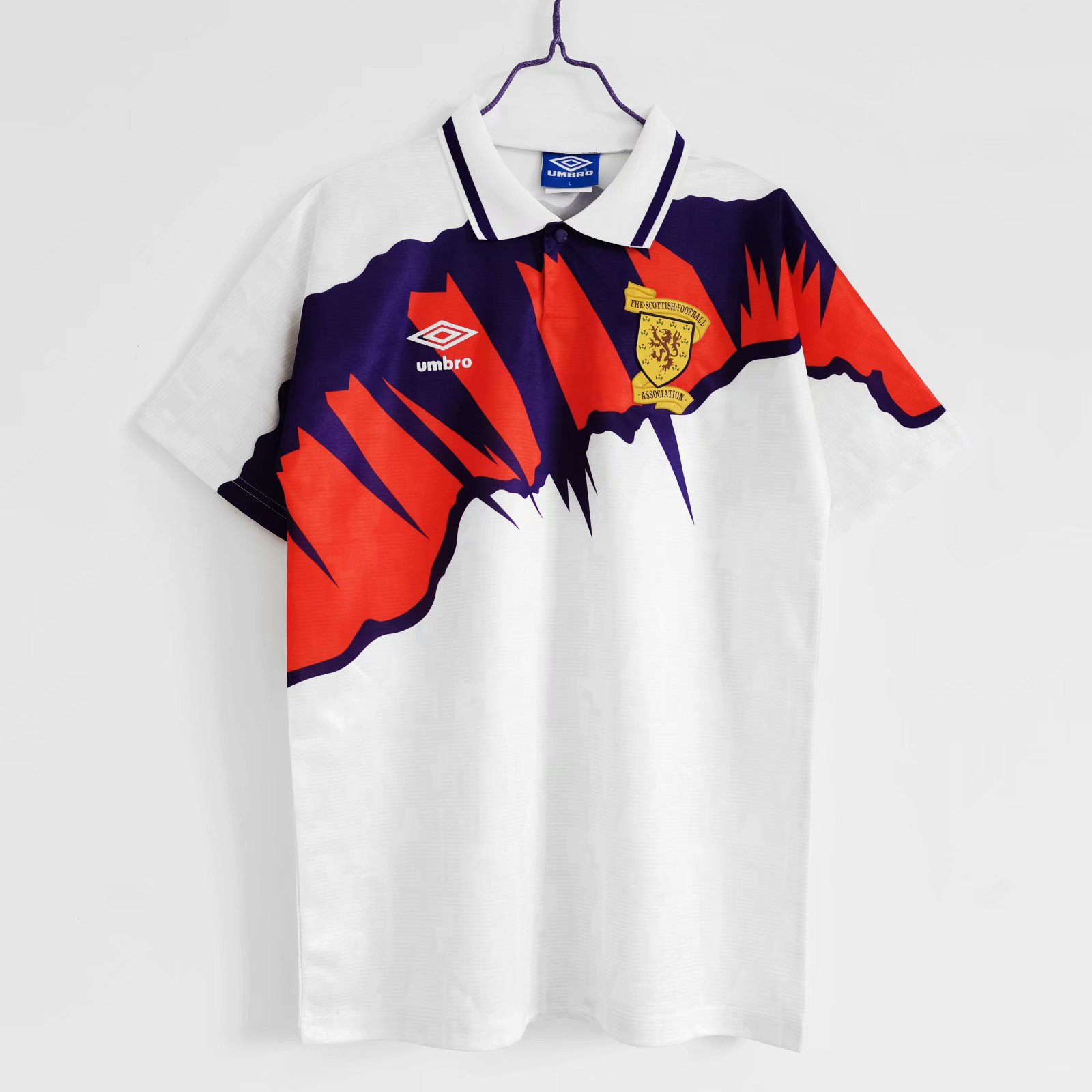 91-93 Scotland Away Retro Jersey - leoleo123123
