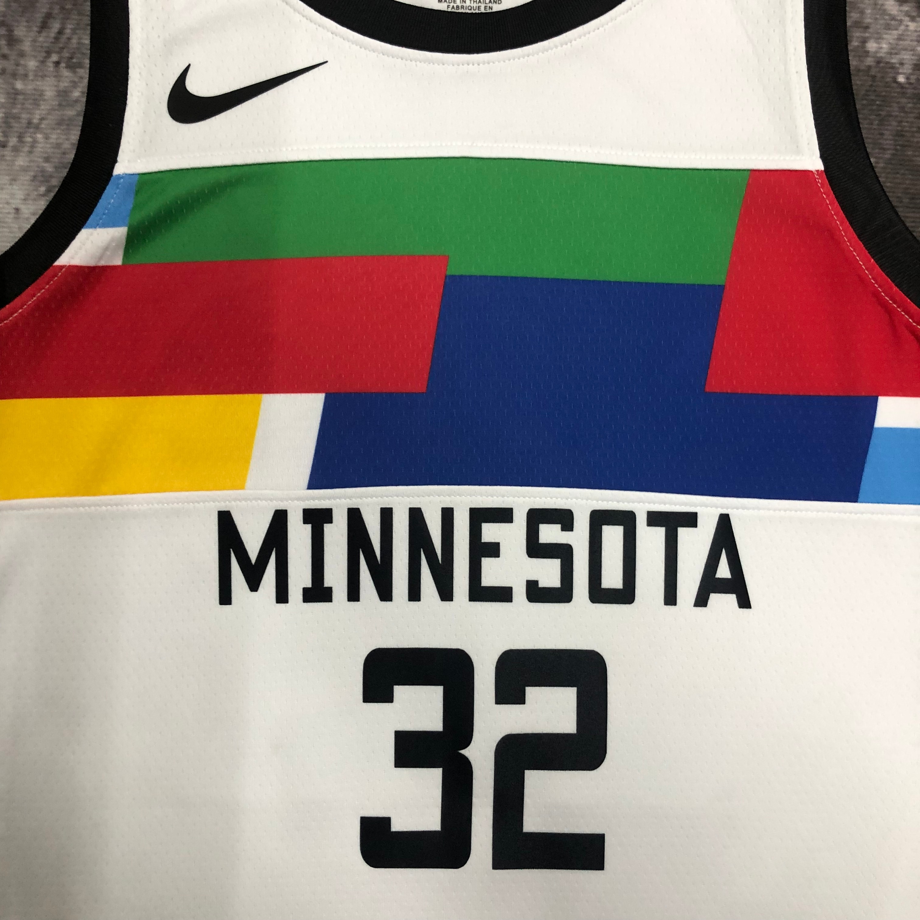 NBA Men Season 2023 Minnesota Timberwolves White #32 TOWNS Jersey High Quality Name and Number Print - leoleo123123