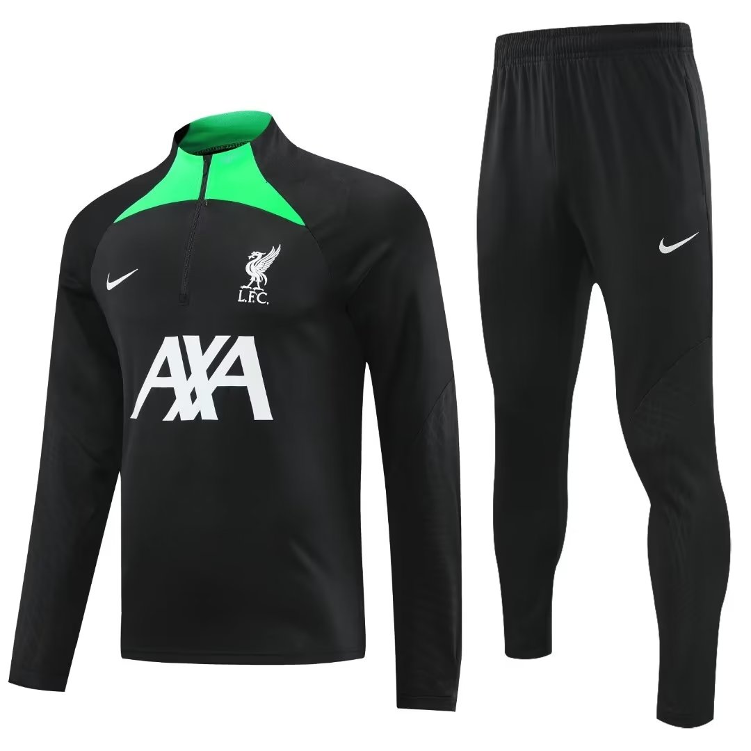 23/24 Liverpool Black Sweater Tracksuit Thai Quality - leoleo123123