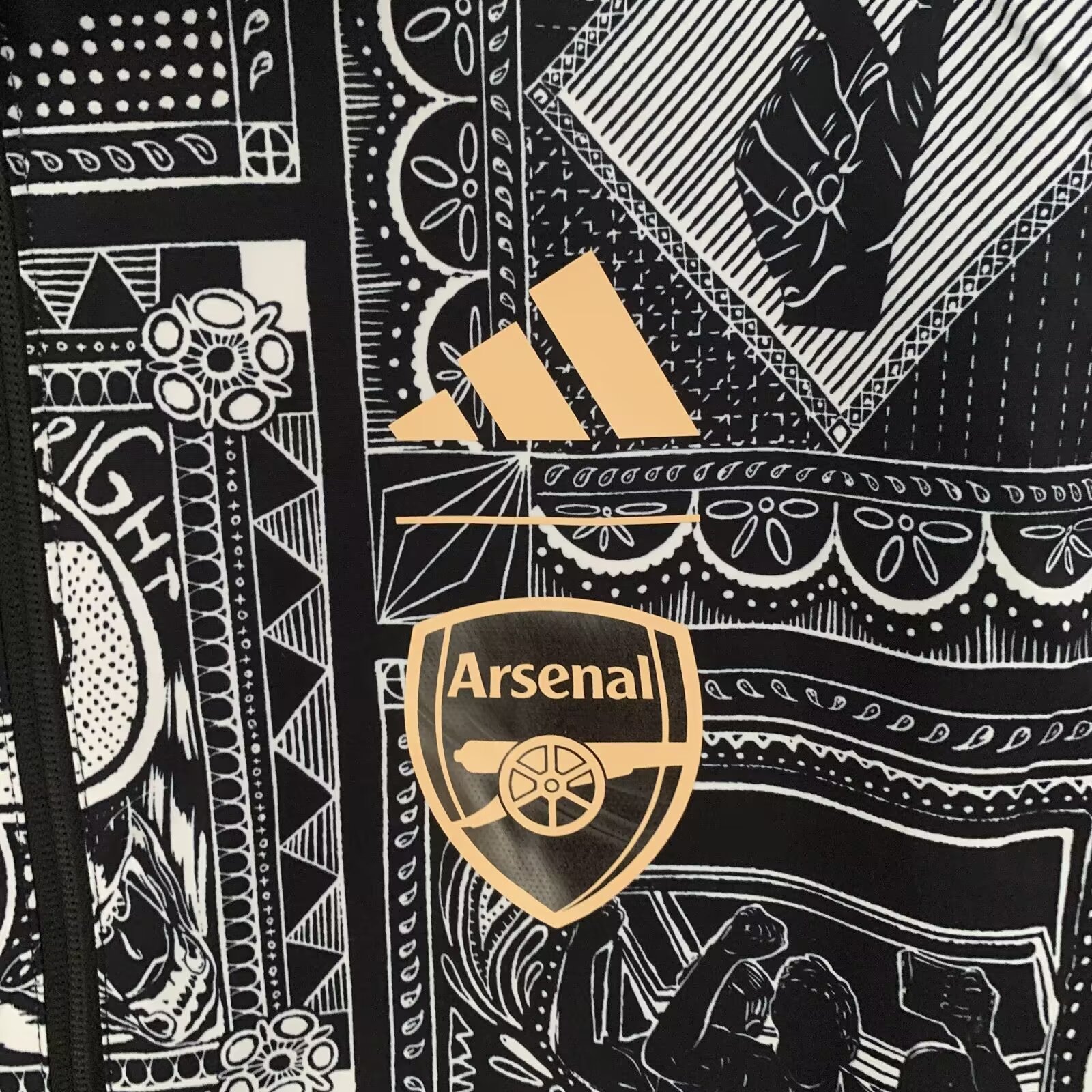 23/24 Arsenal Windbreaker Jacket two-sided Jacket Thai Quality - leoleo123123