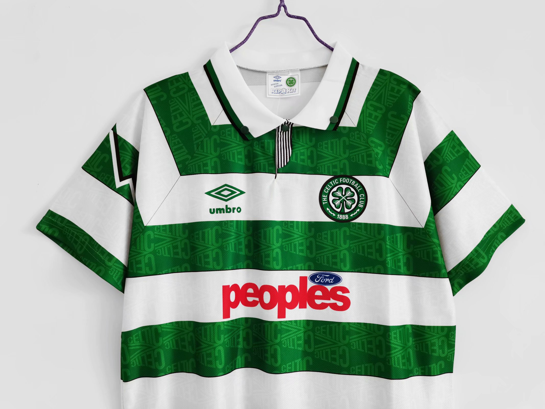 91-92 Celts Home Retro Jersey - leoleo123123