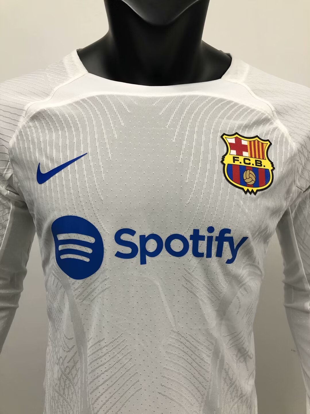 23/24 Barcelona Away Jersey Long Sleeve Player Version 1:1 Quality - leoleo123123
