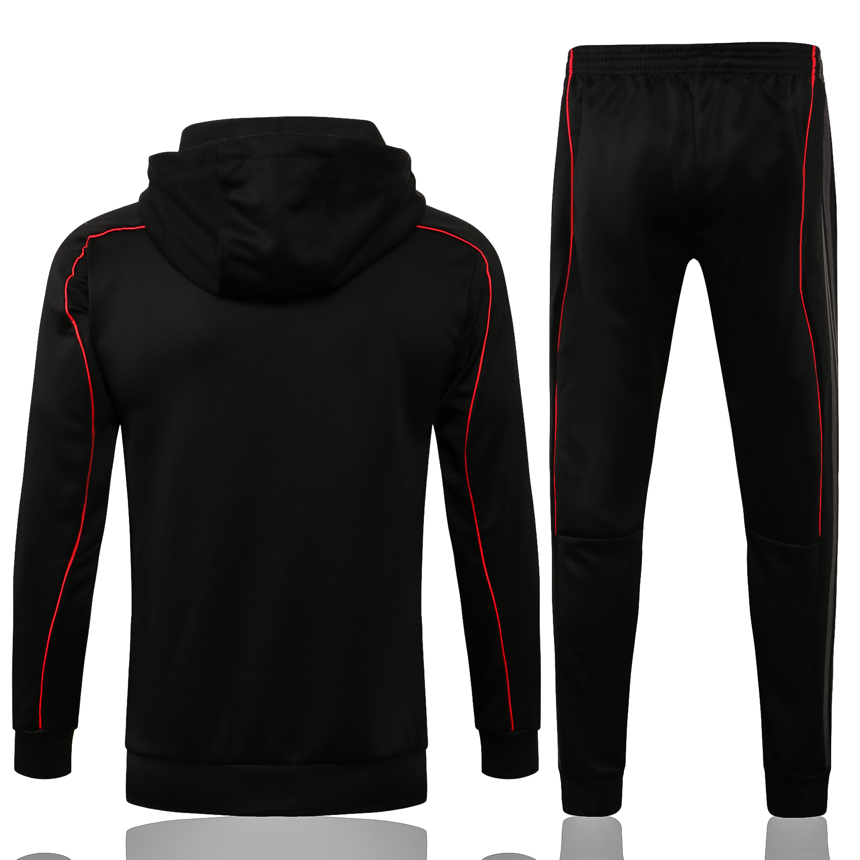 21-22 Arsenal Black Sweater Tracksuit with Cap Thai Quality - leoleo123123