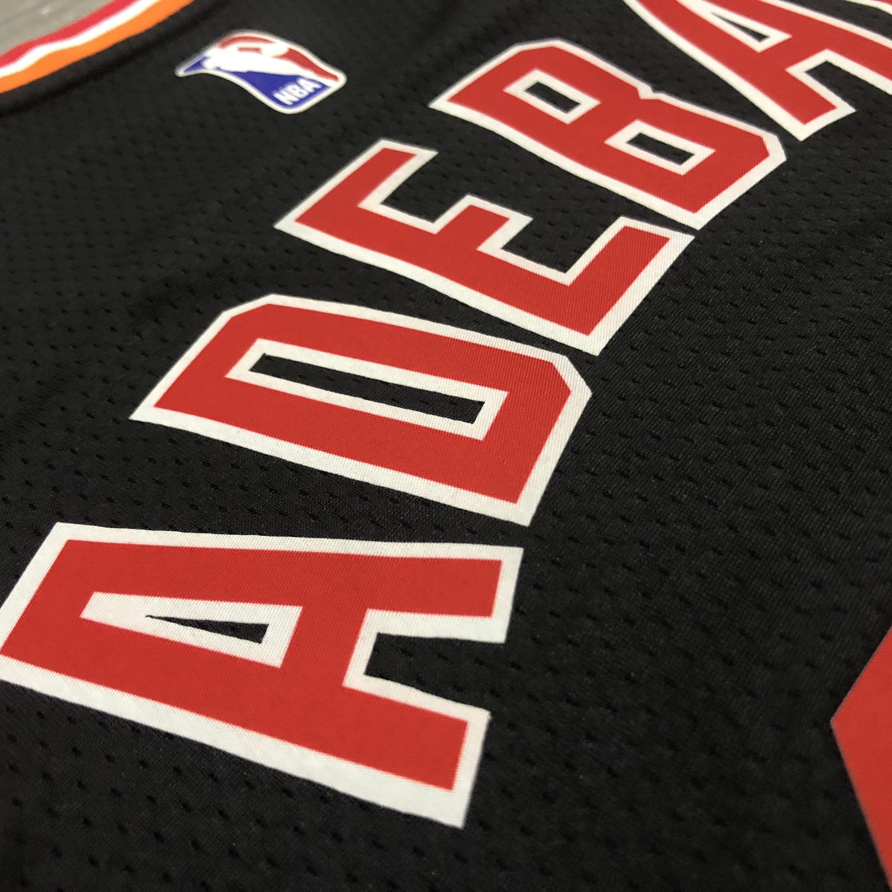 NBA Men Season 2018 Miami Heat Black #13 ADEBAYO Jersey High Quality Name and Number Print - leoleo123123