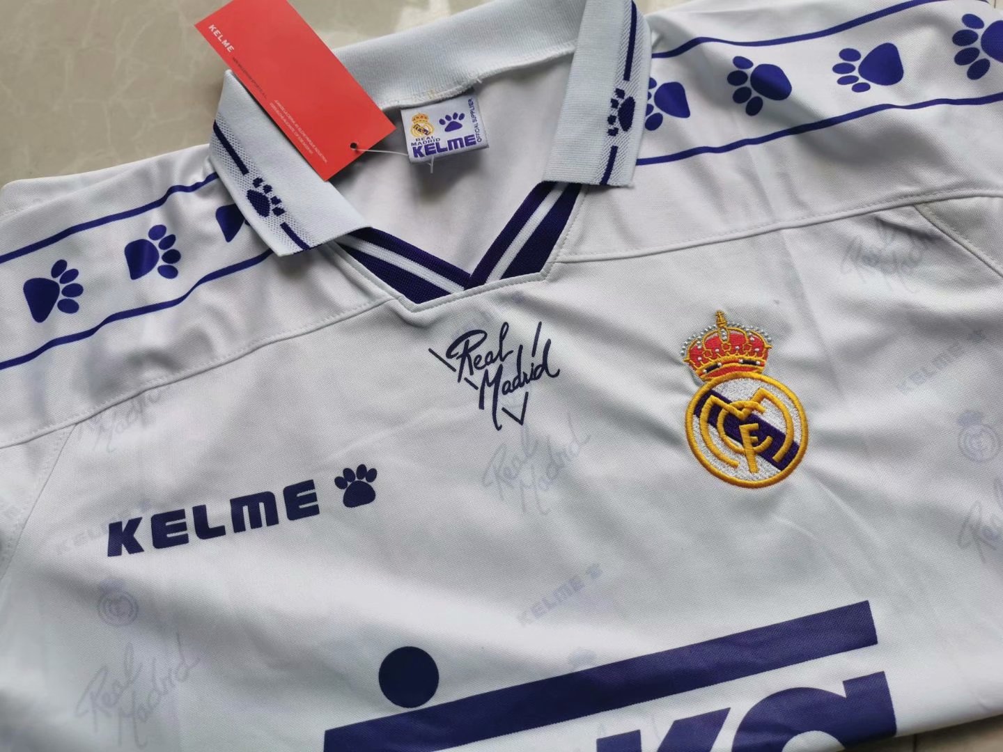 92-96 Real Madrid Home Retro Jersey - leoleo123123