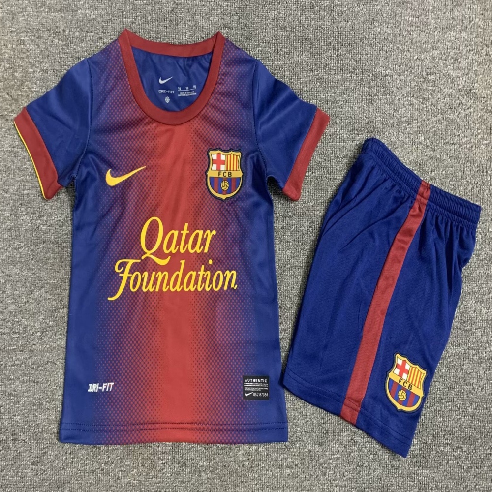 12/13 Barcelona Home Retro Kids Jersey - leoleo123123