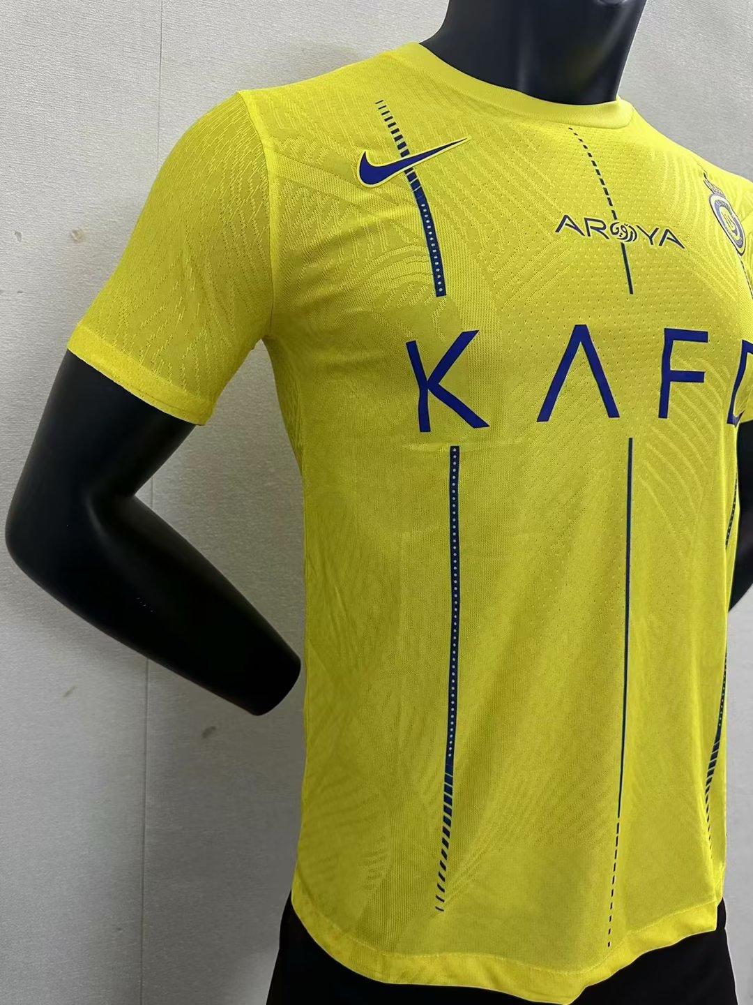 23/24 Al Nassr Home Player Version Soccer Jersey - leoleo123123