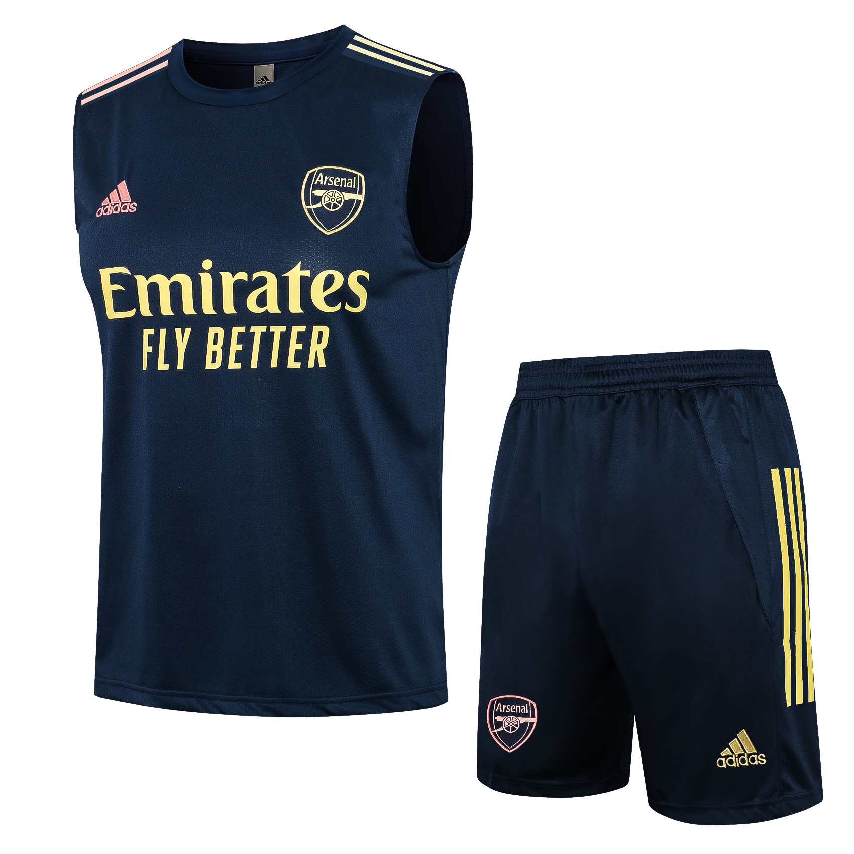 21/22 Arsenal Royal Blue Vest Training Set--Vest and Short Pant Training Tracksuit - leoleo123123