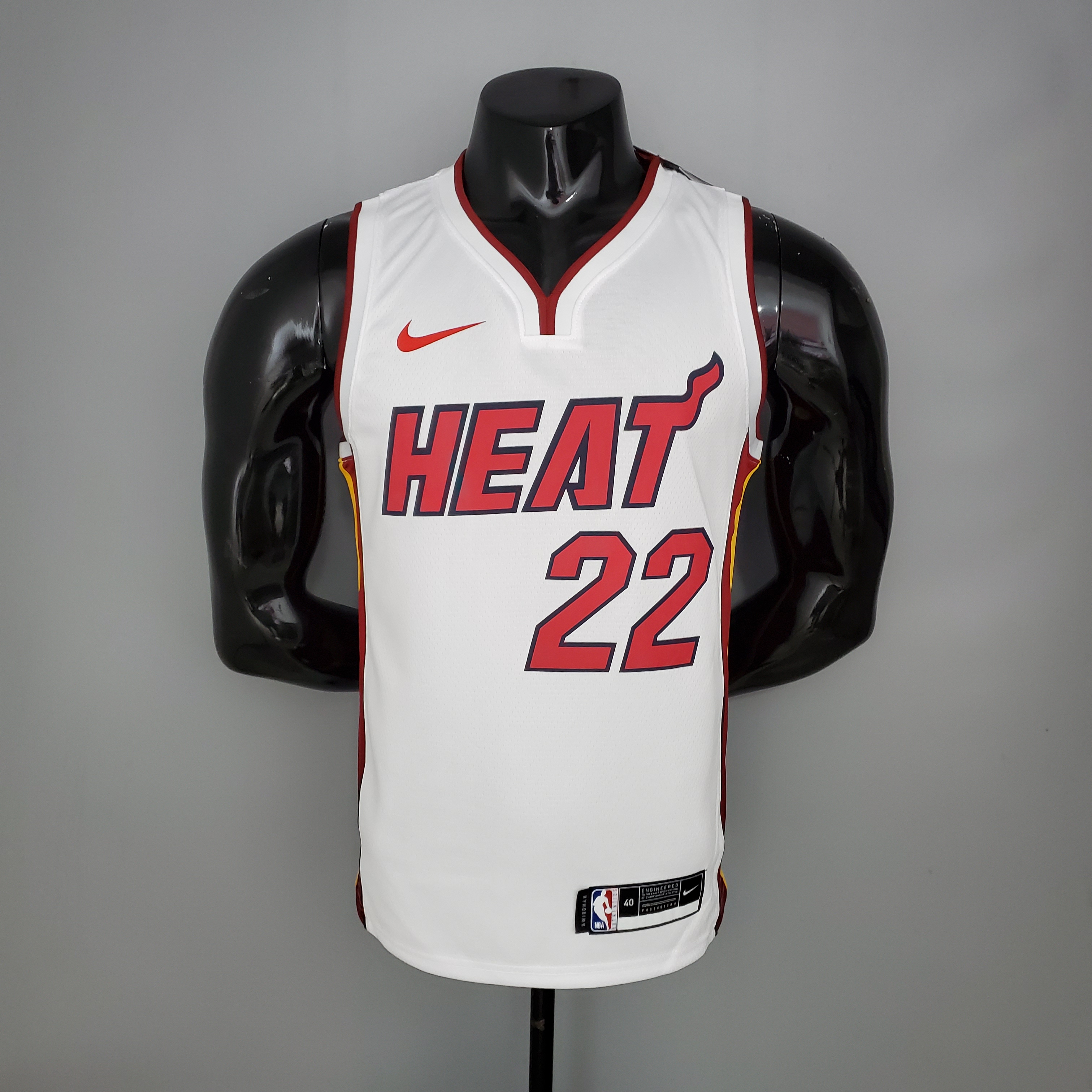 NBA Men Miami Heat White #22 BUTLER Jersey High Quality Name and Number Print - leoleo123123