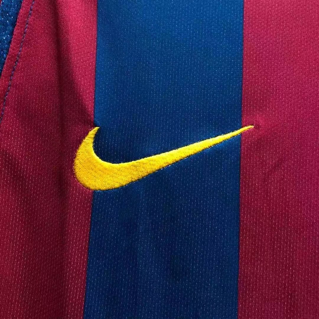05-06 Barcelona Home Retro Jersey Champions Version - leoleo123123