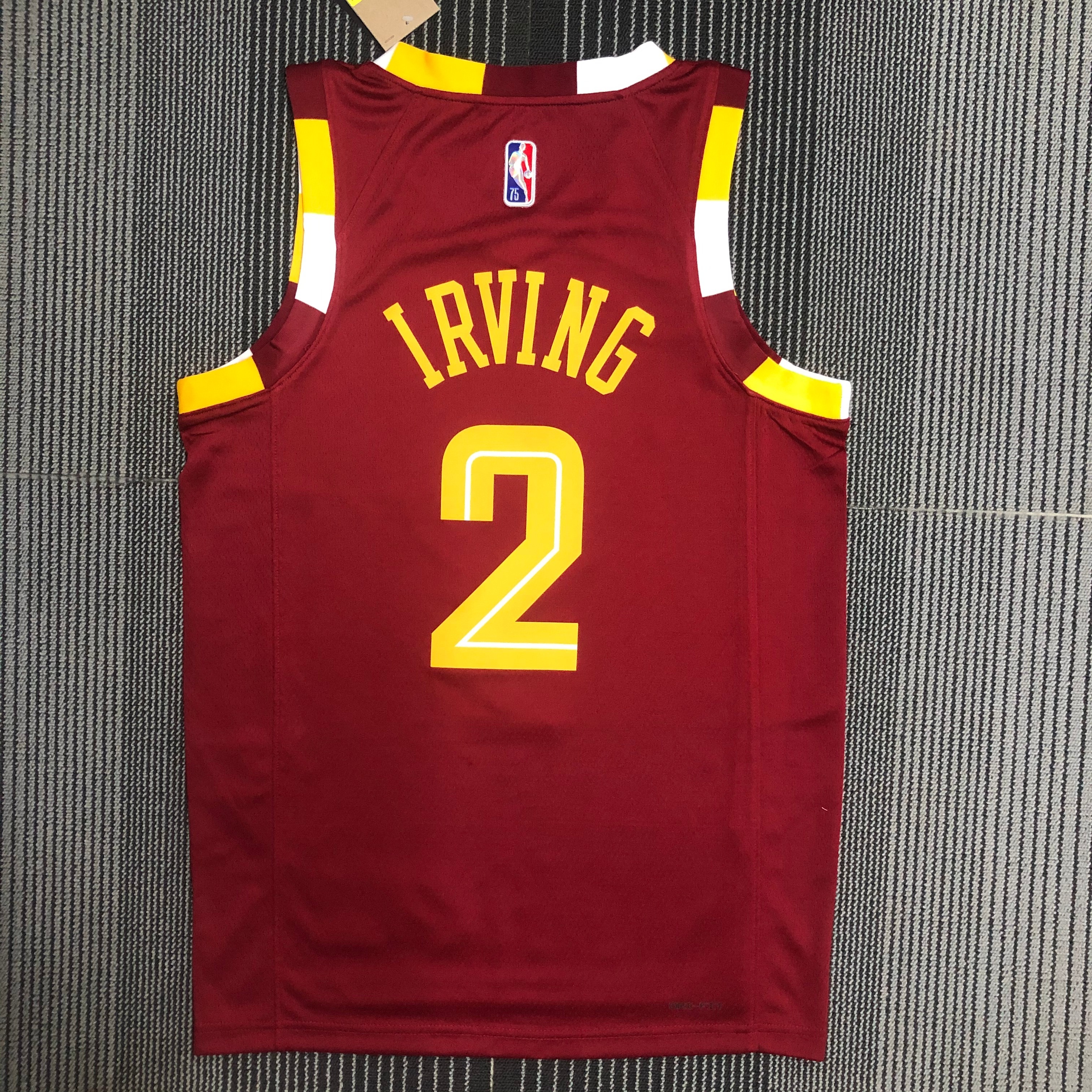NBA Season 2022 Men Cleveland Cavaliers Red #2 IRVING Jersey High Quality Name and Number Print - leoleo123123