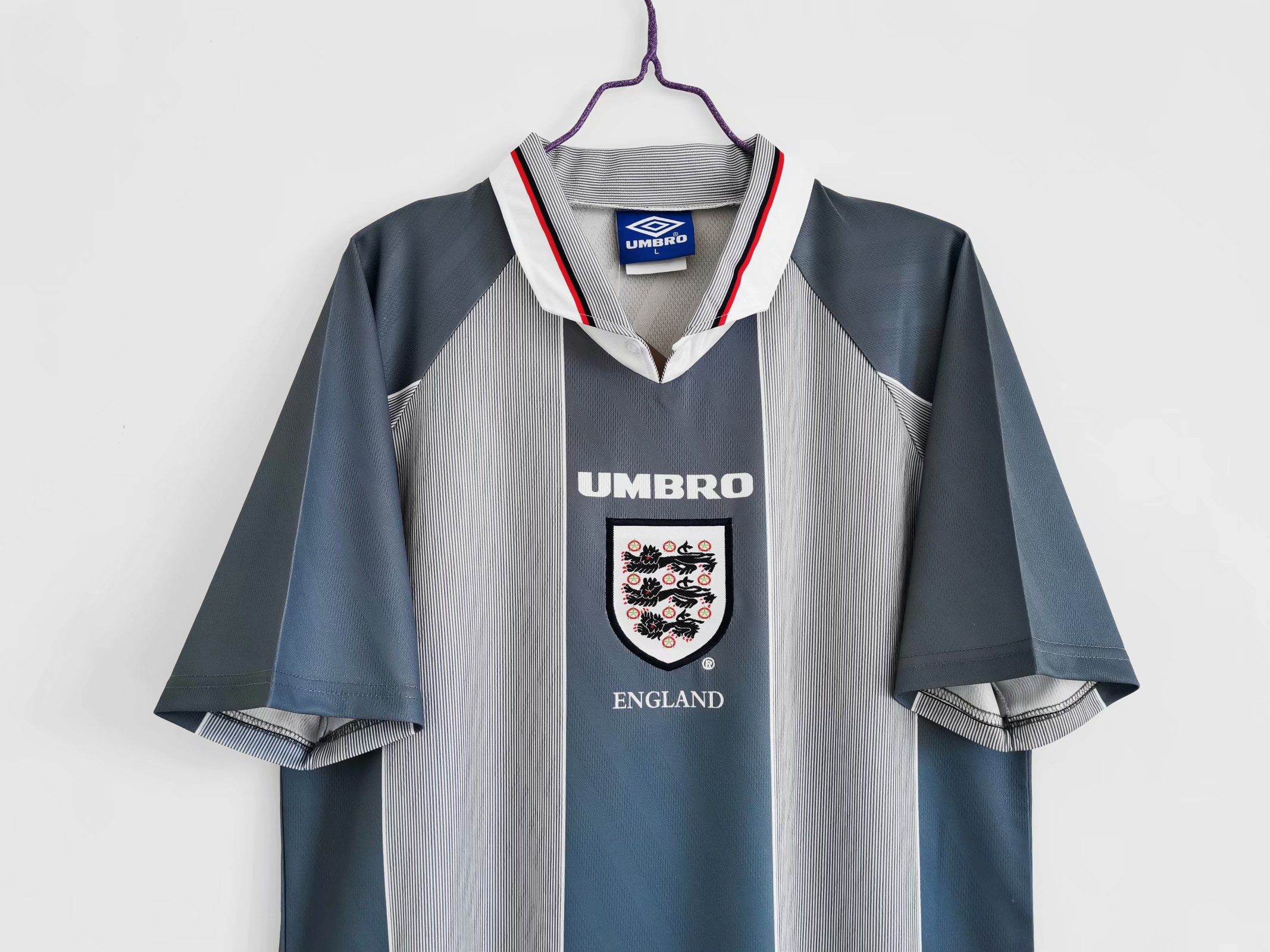 1996 England Away Retro Jersye - leoleo123123