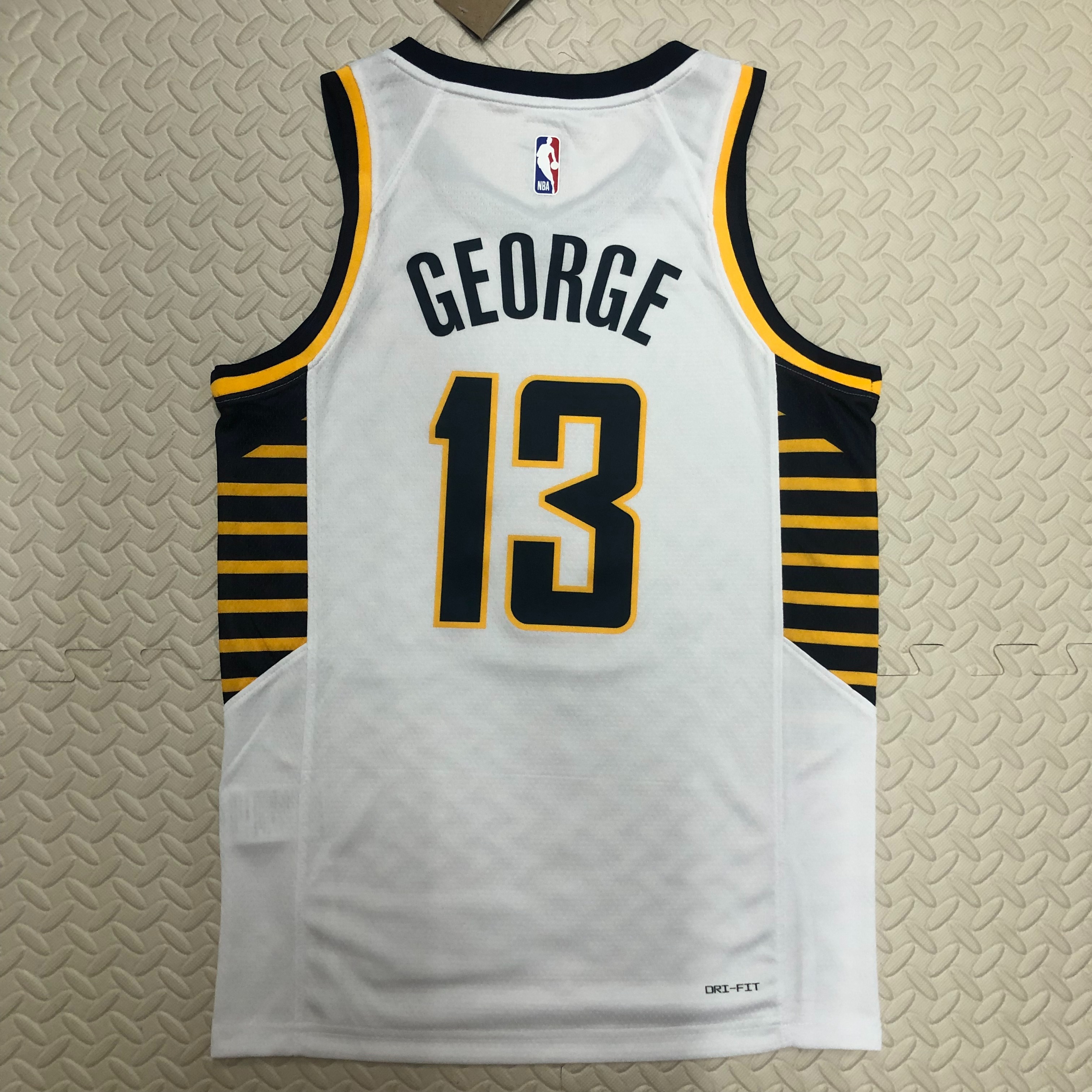 NBA Men Season 2023 Indiana Pacers White #13 GEORGE Jersey High Quality Name and Number Print - leoleo123123