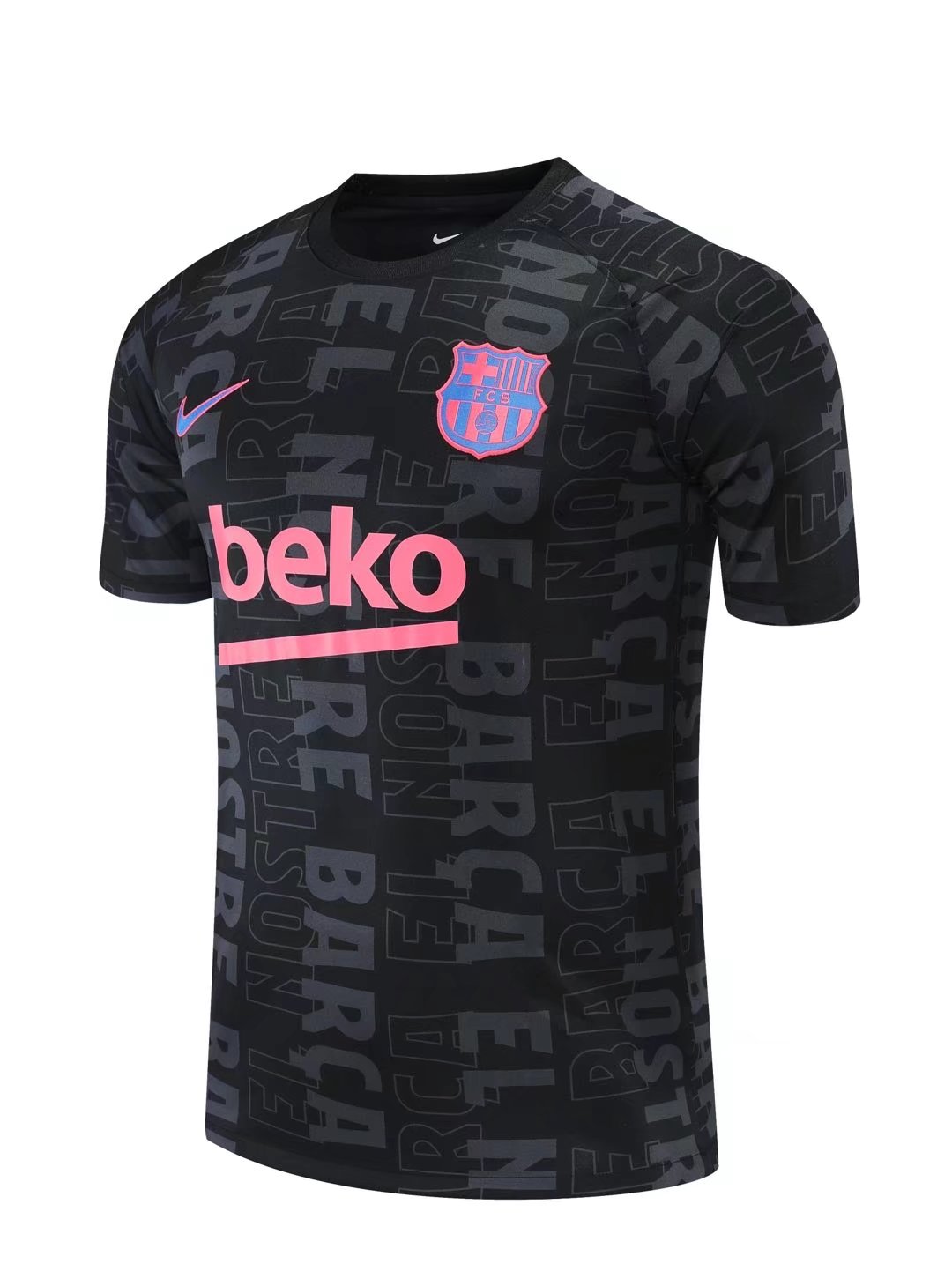 2022 Barcelona Training Jersey Black Color Thai Quality - leoleo123123