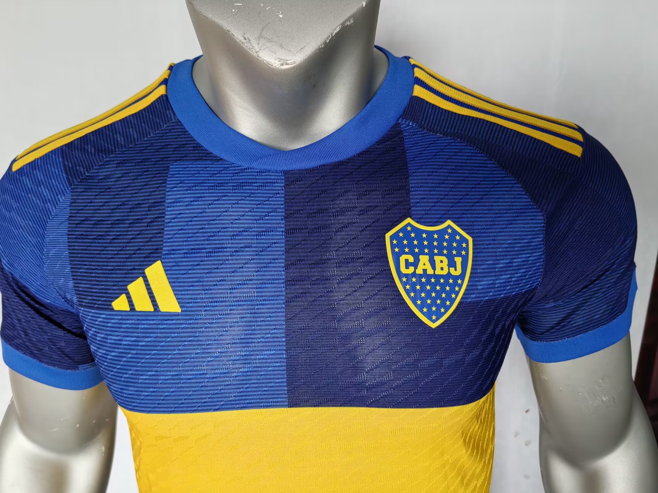 23/24 Boca Home Jersey Plaver Version Soccer Jersey - leoleo123123