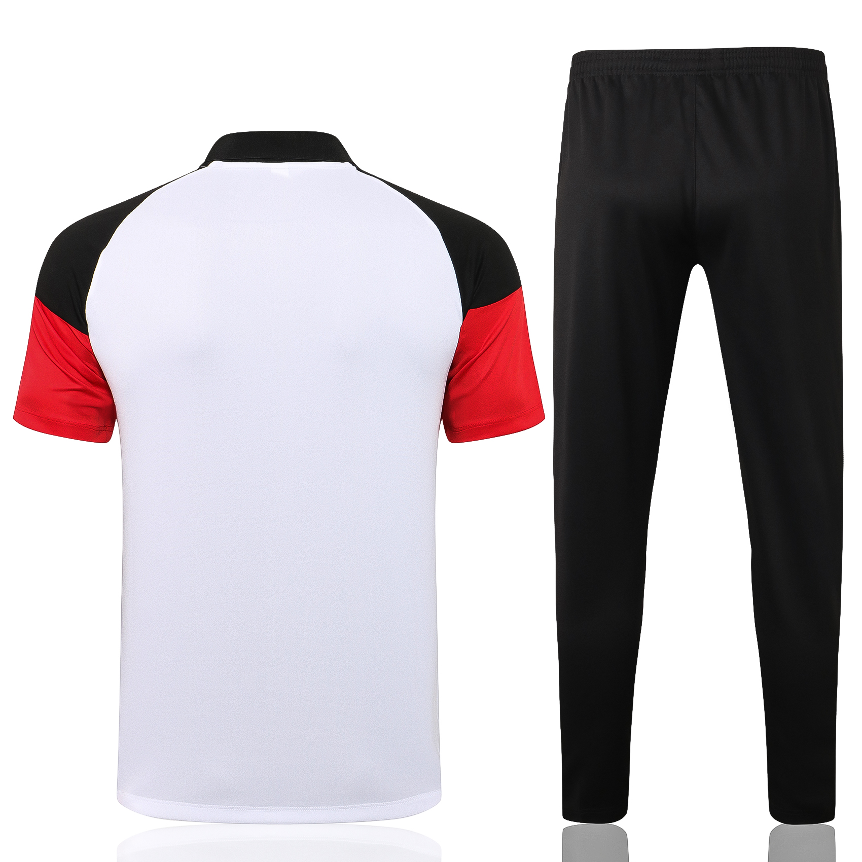 21-22 Liverpool White Polo Training Tracksuit Thai Quality---Short Polo and Long Pant - leoleo123123
