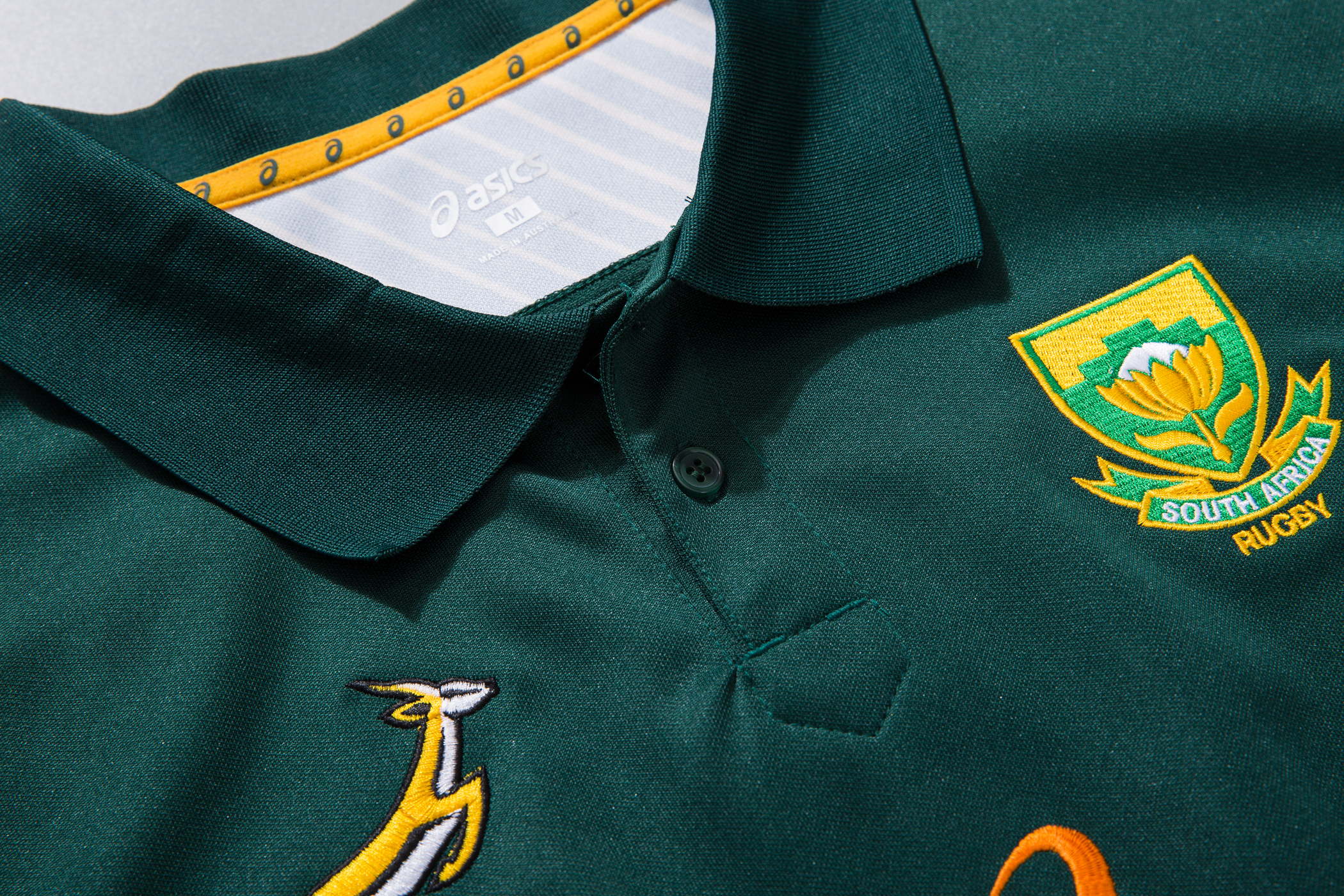 Rugby 2021-2021 South Africa Green Training Rugby Polo High Quality - leoleo123123