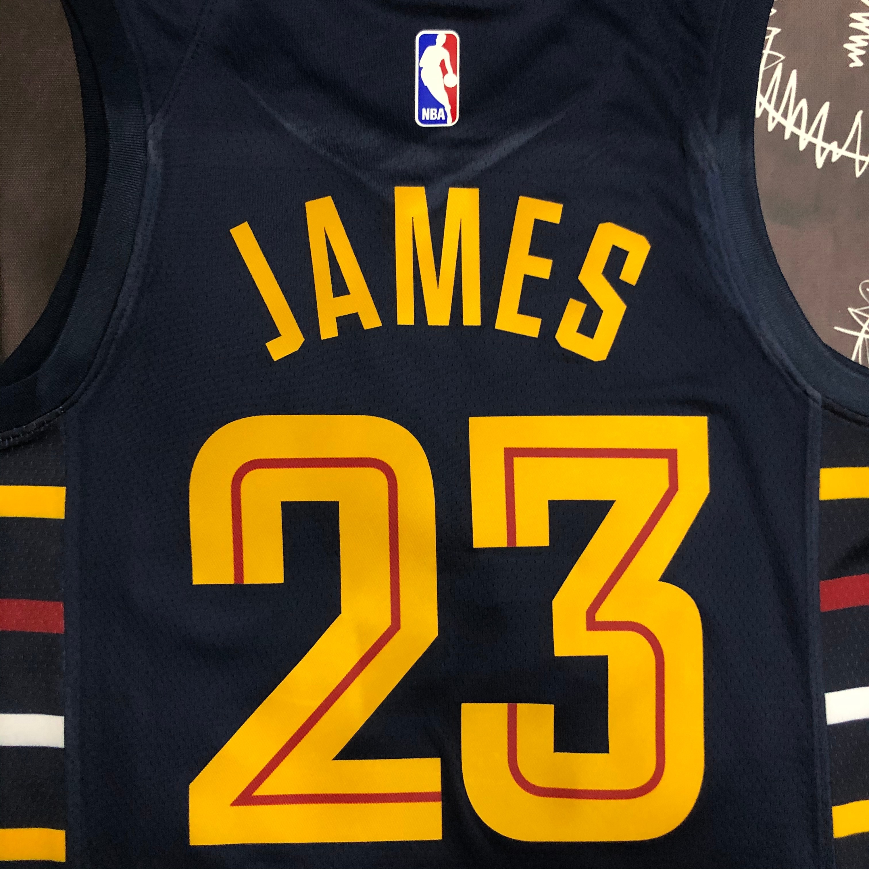 NBA Season 2022 Men Cleveland Cavaliers Black #23 JAMES Jersey High Quality Name and Number Print - leoleo123123