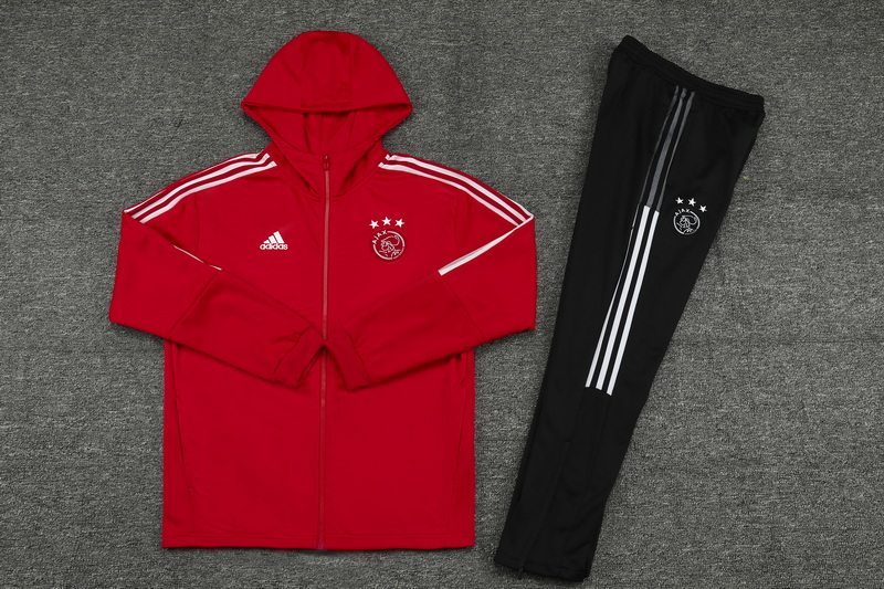 21/22 Ajax Red Jacket Tracksuit Thai Quality - leoleo123123