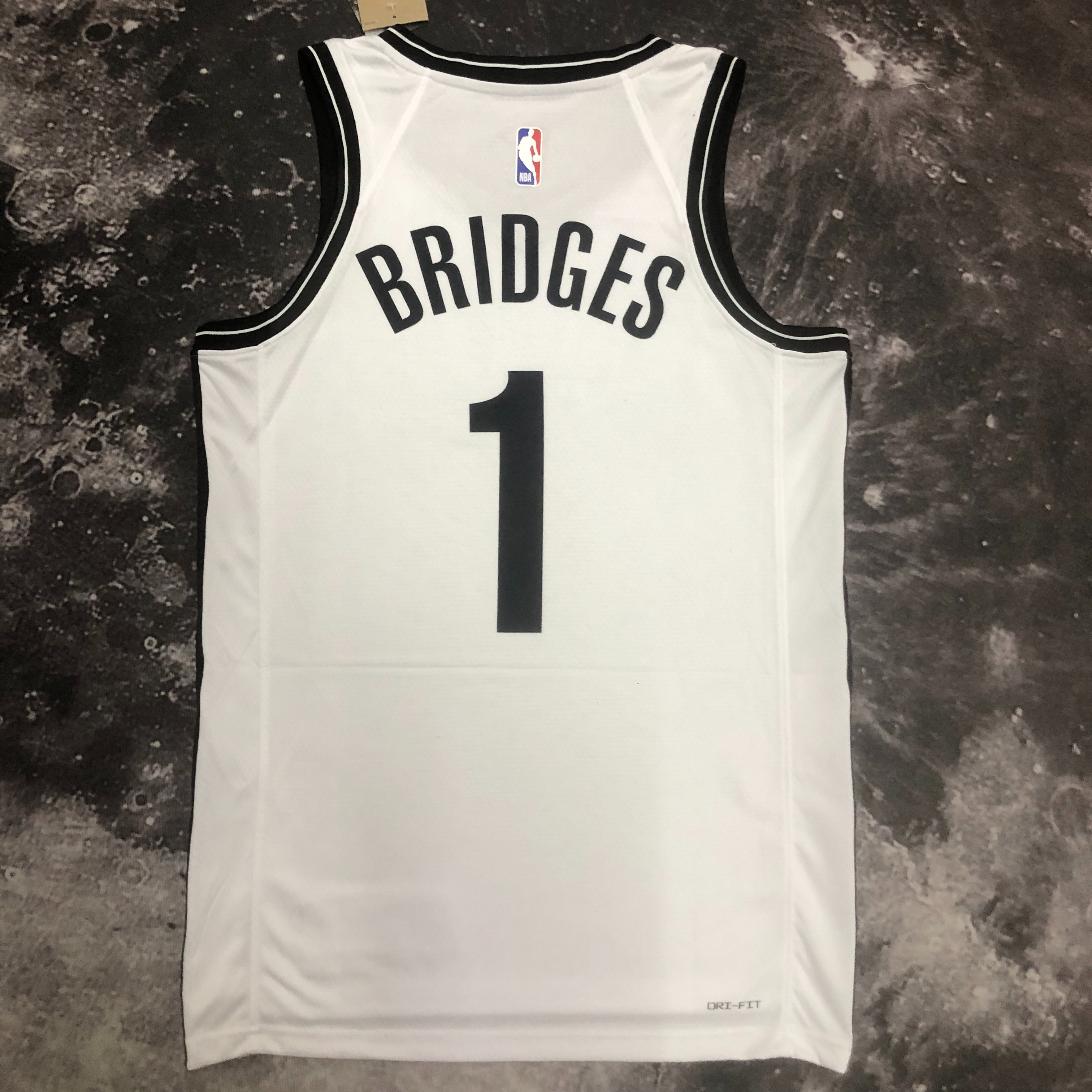 NBA Men 2023 Brooklyn Nets White #1 BRIDGES Jersey High Quality Name and Number Print - leoleo123123